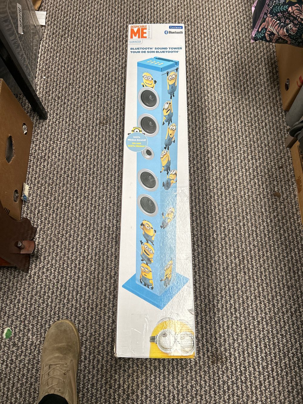 Lot 296: Lexibook Despicable Me Minions Bluetooth Sound Tower