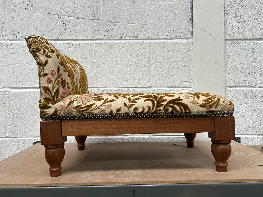 Lot 302: A Victorian Style Adjustable Gout Stool