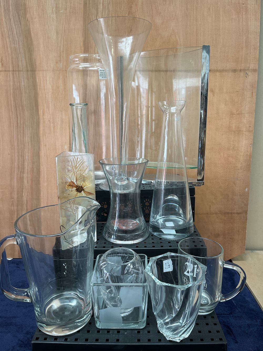 Lot 316: A Collection of Contemporary Clear Glassware