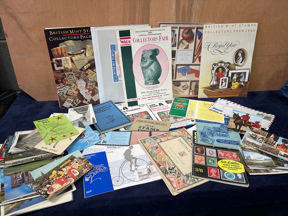 Lot 336: A Collection of Royal Mail British Mint Stamp Packs and Philatelic Ephemera