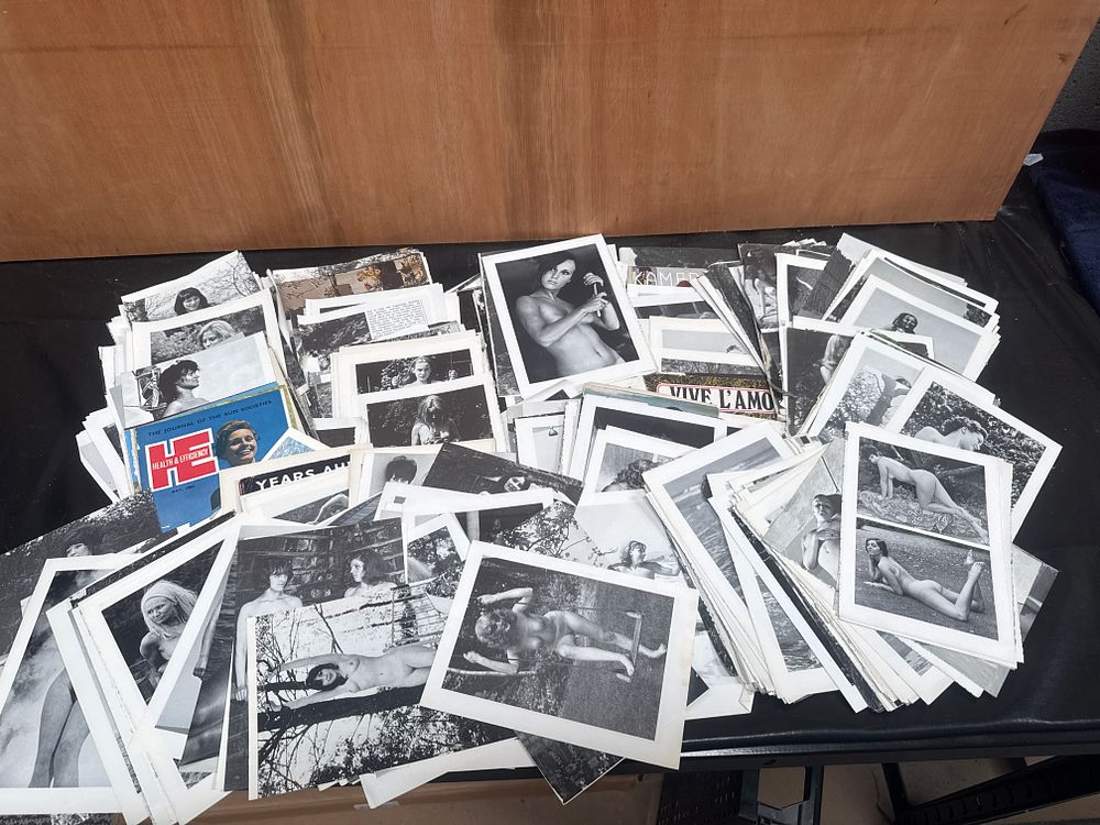 Lot 360: A Collection of Vintage Mid-20th Century Naturist and Artistic Nude Photographs and Ephemera