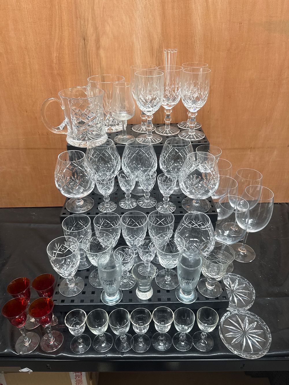 Lot 361: An Assortment of Cut Crystal and Various Glassware