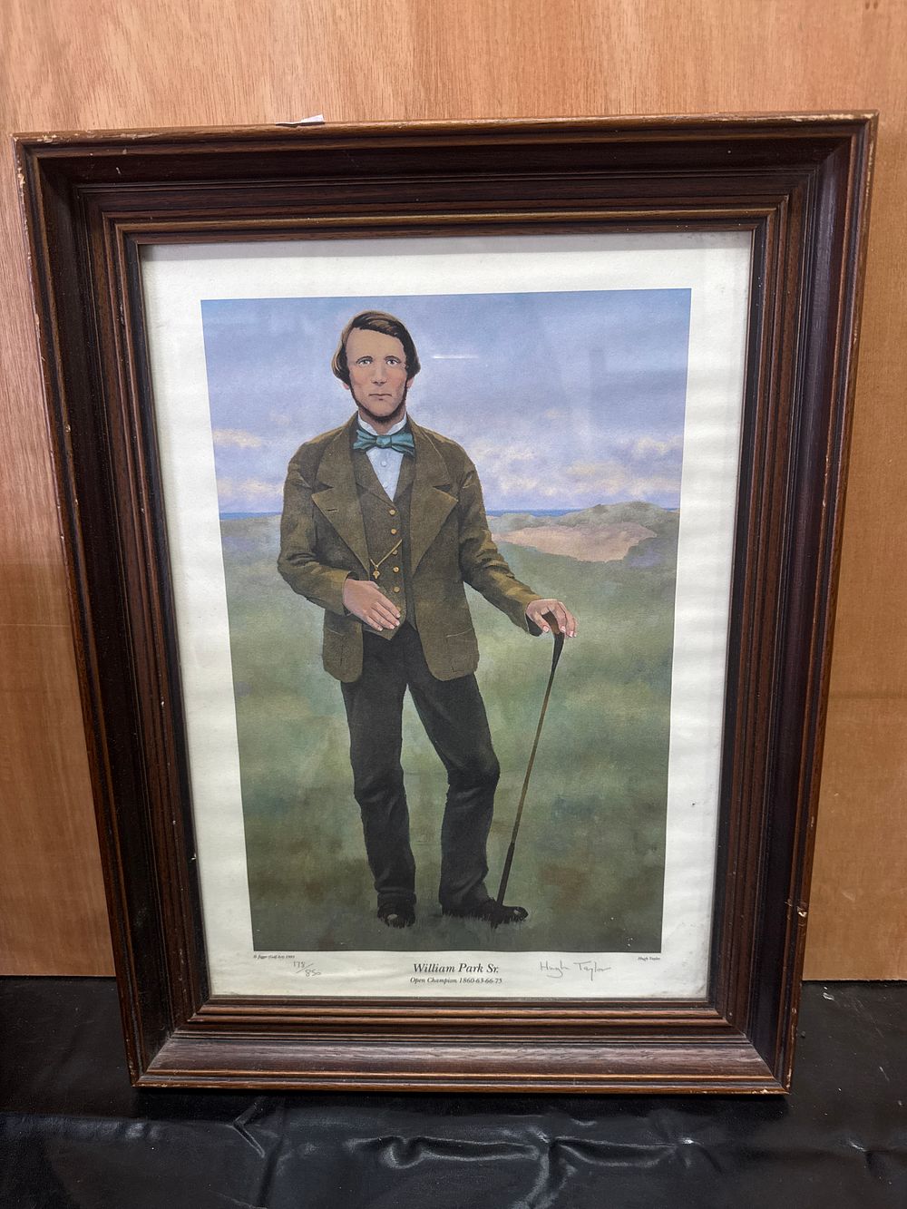 Lot 383: Super Golf Art Limited Edition Print of William Park Sr. by Hugh Taylor