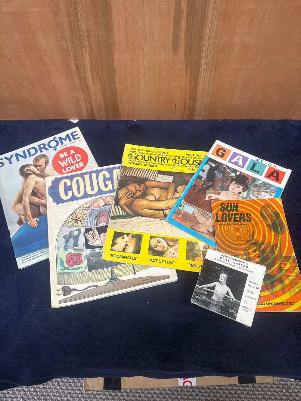 Lot 401: A Collection of Vintage Adult Interest Magazines and a Harrison Marks 8mm Film Reel