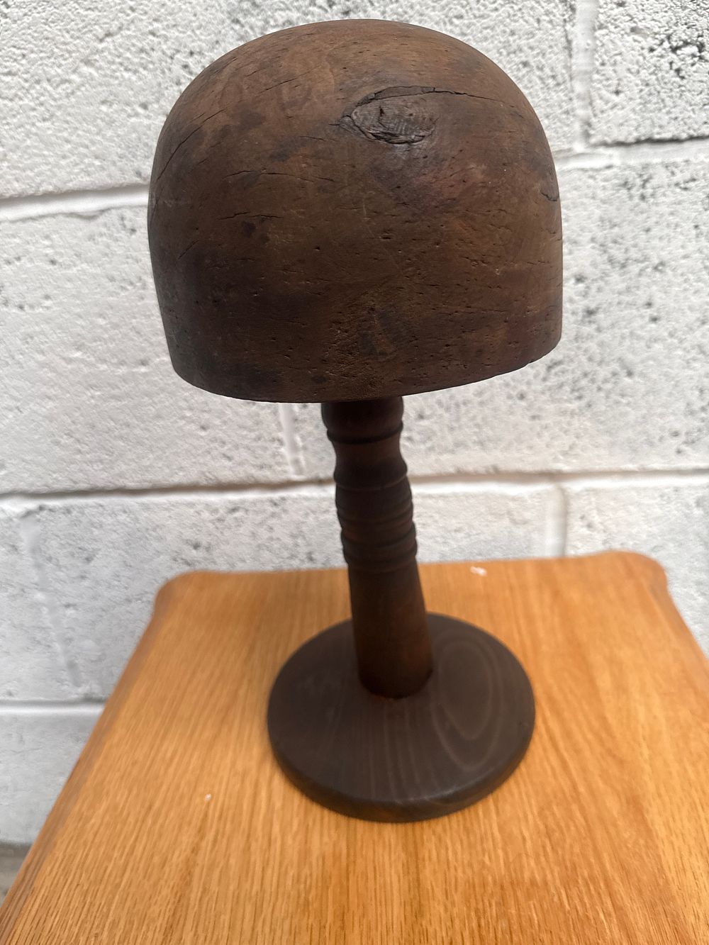 Lot 463: Mid 20th Century Restored Wooden Millinery Hat Block