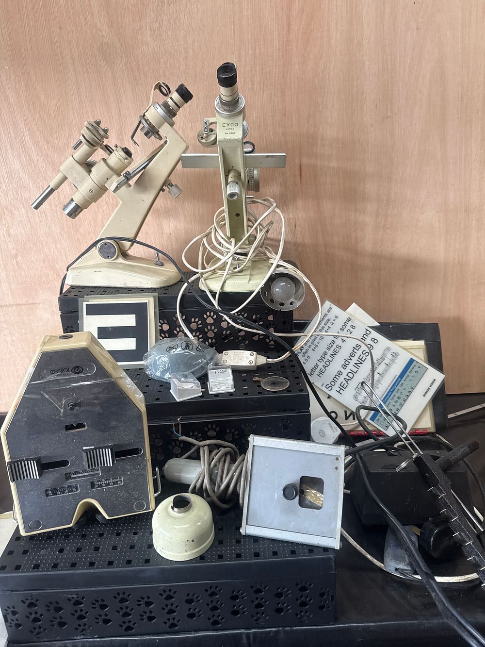 Lot 501: A Collection of Vintage Ophthalmic and Optometric Diagnostic Equipment