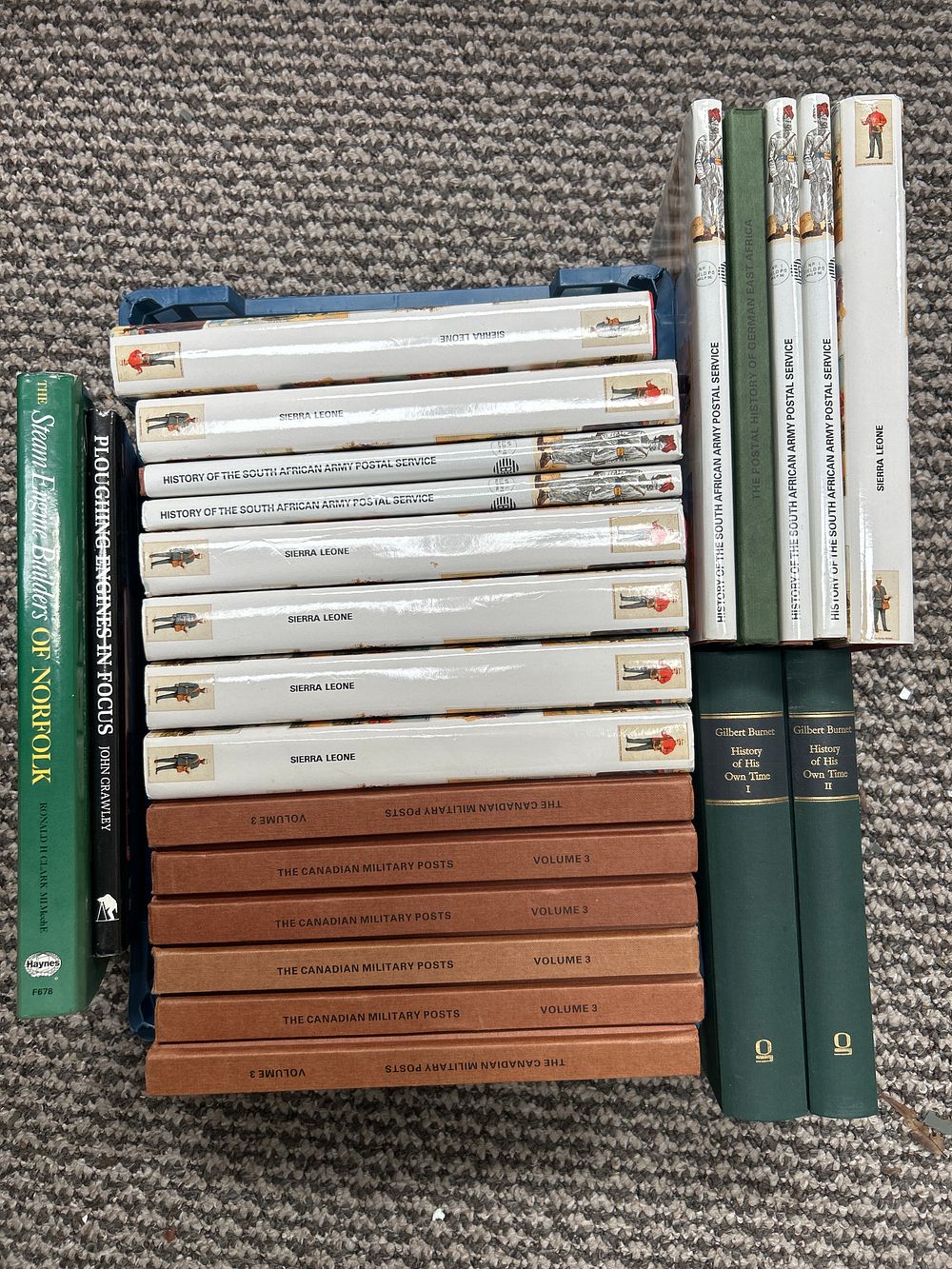 Lot 429: A Collection of Books Relating to Military Postal History and Steam Engineering