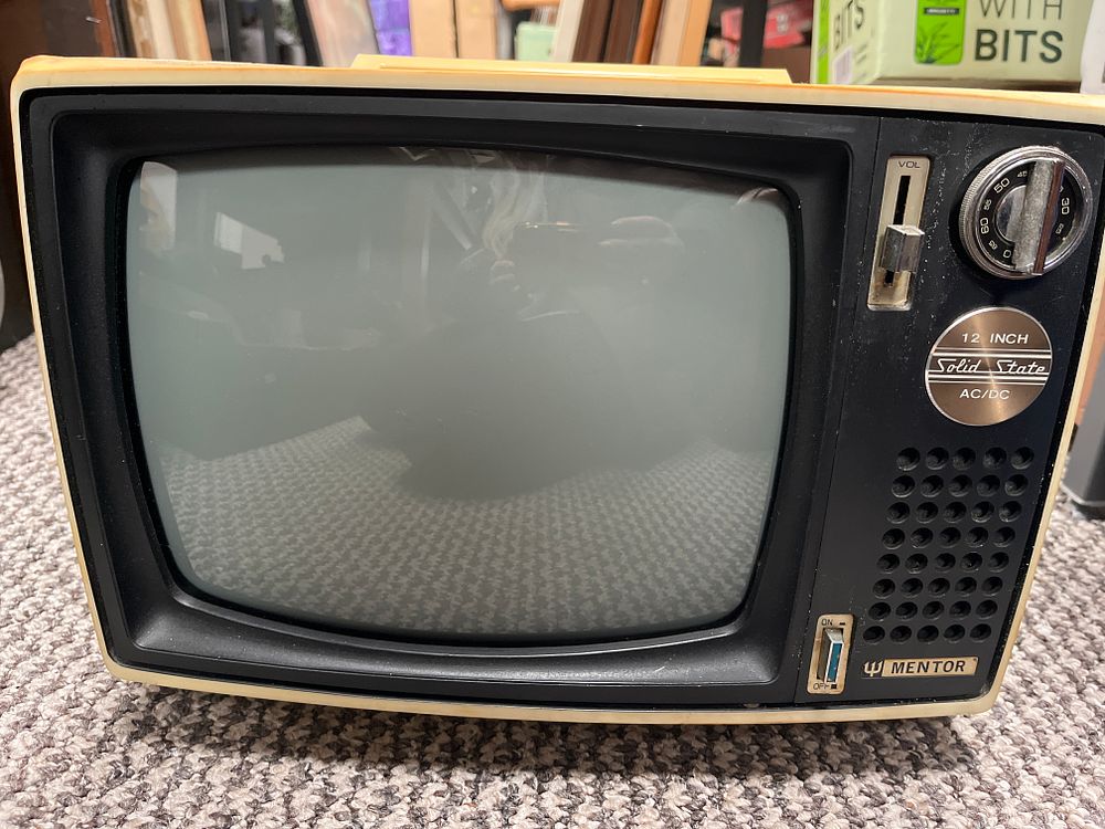 Lot 455: A Mentor 12-Inch Portable Solid State Television