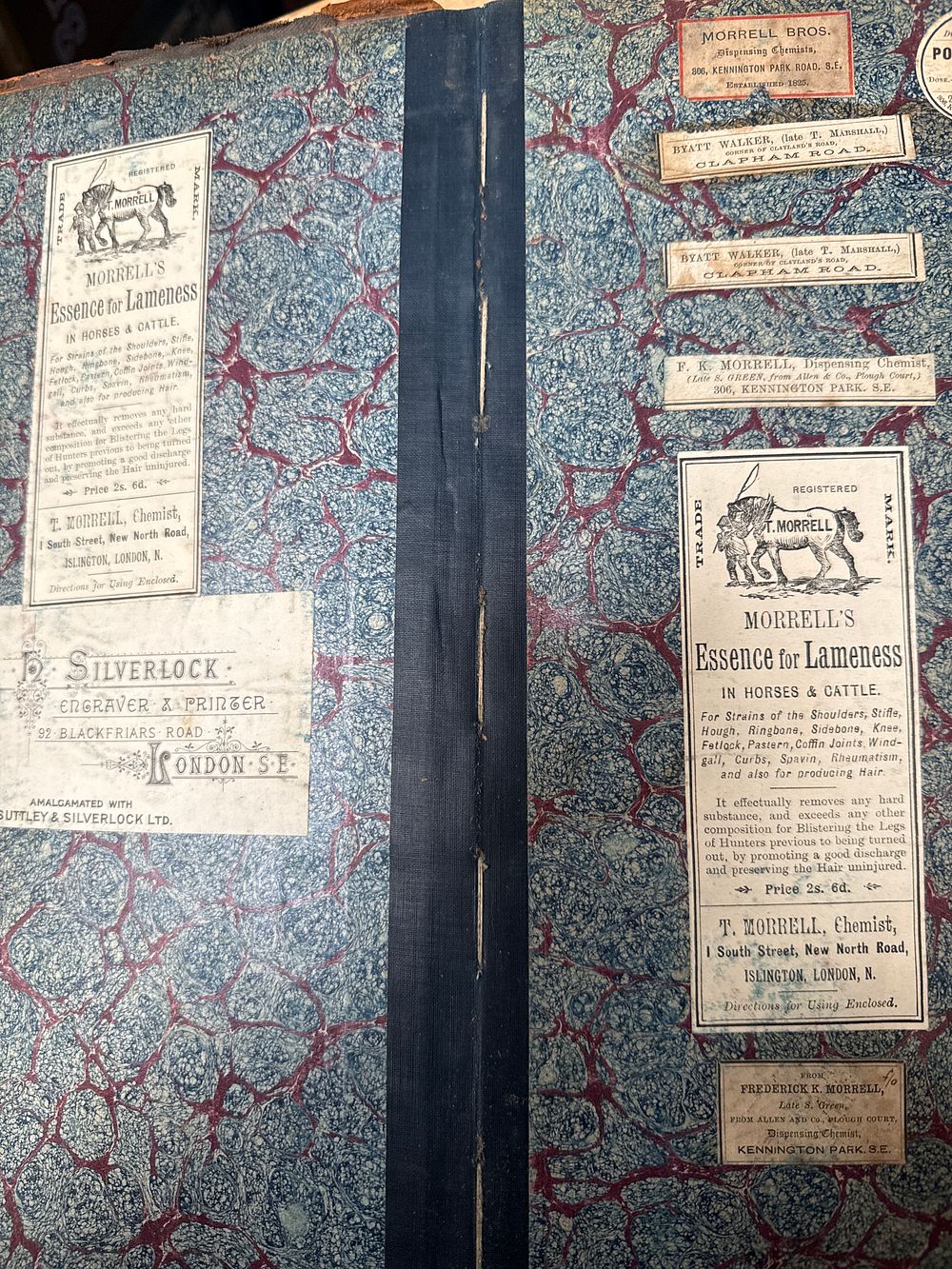 Lot 554: A 1920s Dispensing Chemist's Handwritten Prescription Ledger