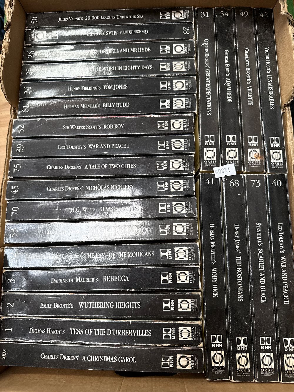 Lot 557: A Collection of Orbis Talking Classics Audiobook Cassette Tape Sets