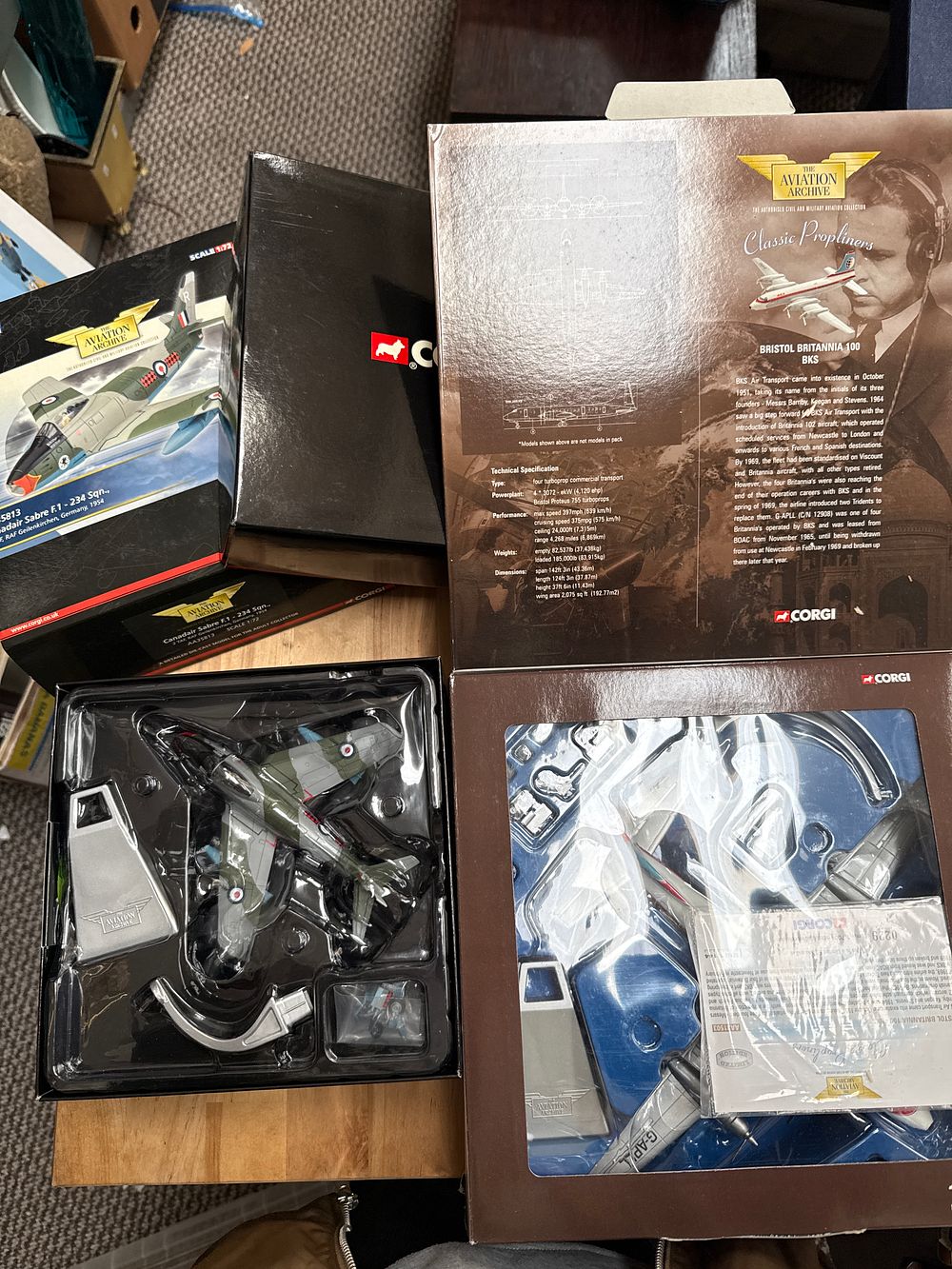 Lot 560: Two Corgi The Aviation Archive Limited Edition Die-Cast Model Aircraft