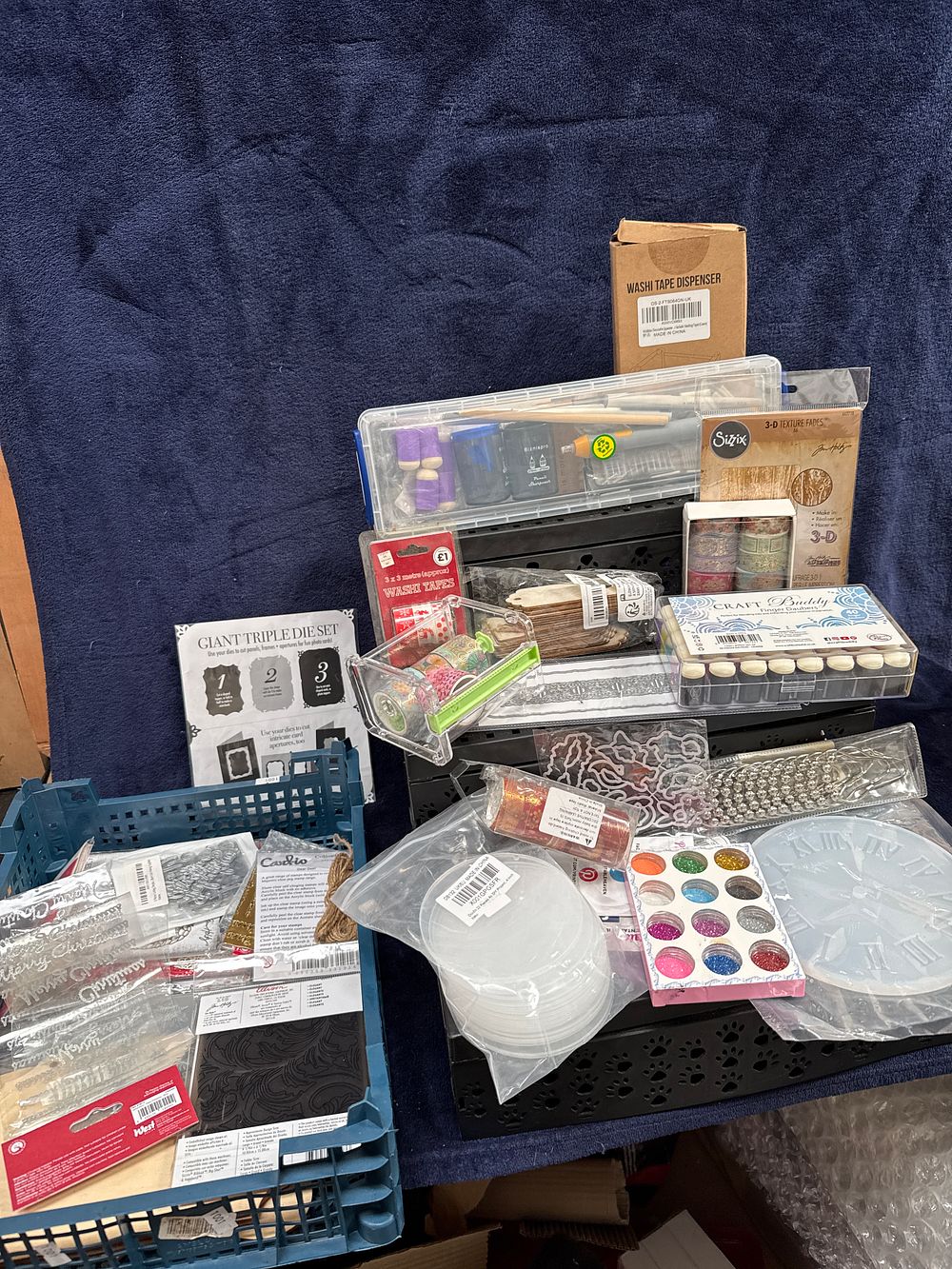 Lot 566: An Assortment of Contemporary Crafting and Scrapbooking Supplies