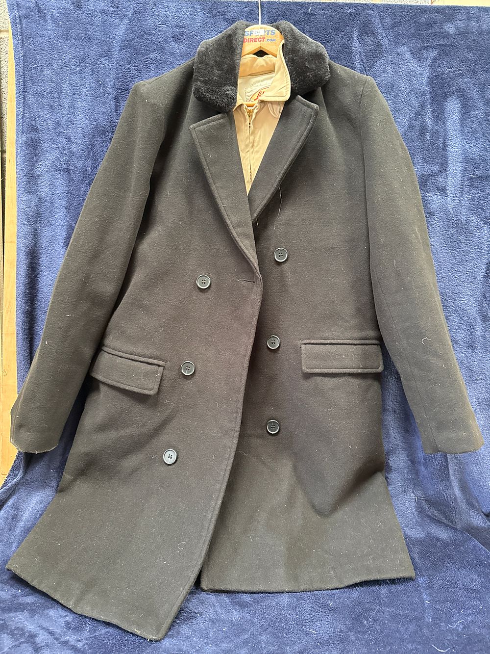 Lot 578: Two items of men's outerwear including a Lakeland Sportswear jacket and a double-breasted overcoat