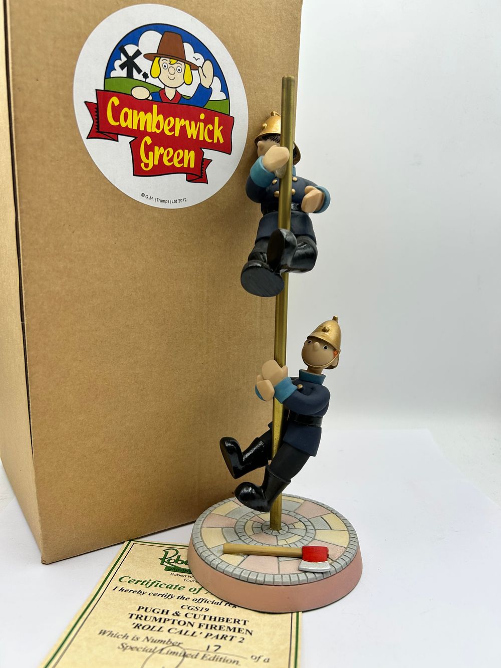 Lot 288: Robert Harrop Camberwick Green Trumpton Limited Edition Figurine Pugh and Cuthbert Roll Call Part 2 CGS19
