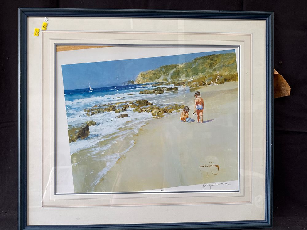 Lot 314: John Haskins, Shares, Signed Limited Edition Print 94/500