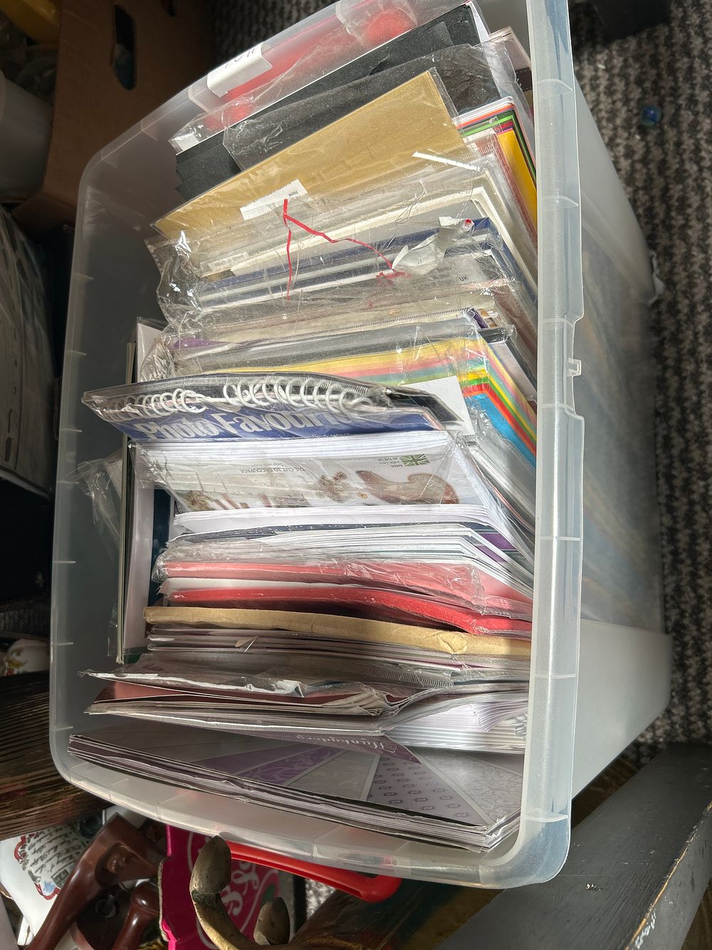 Lot 922: A Collection of Papercrafting and Cardmaking Supplies Including Hunkydory Crafts