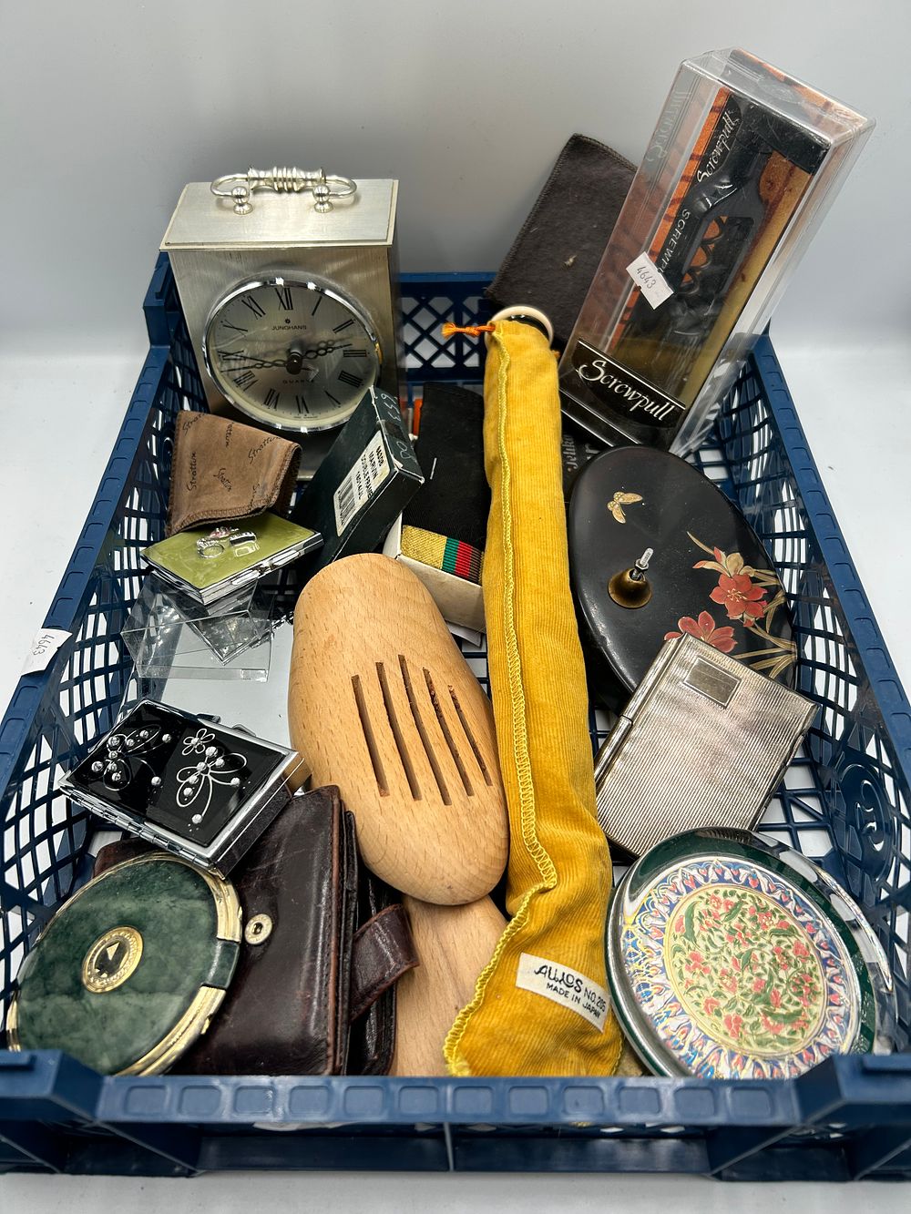 Lot 253: An Assortment of Vintage Collectables and Personal Accessories Including Junghans, Stratton, and Screwpull