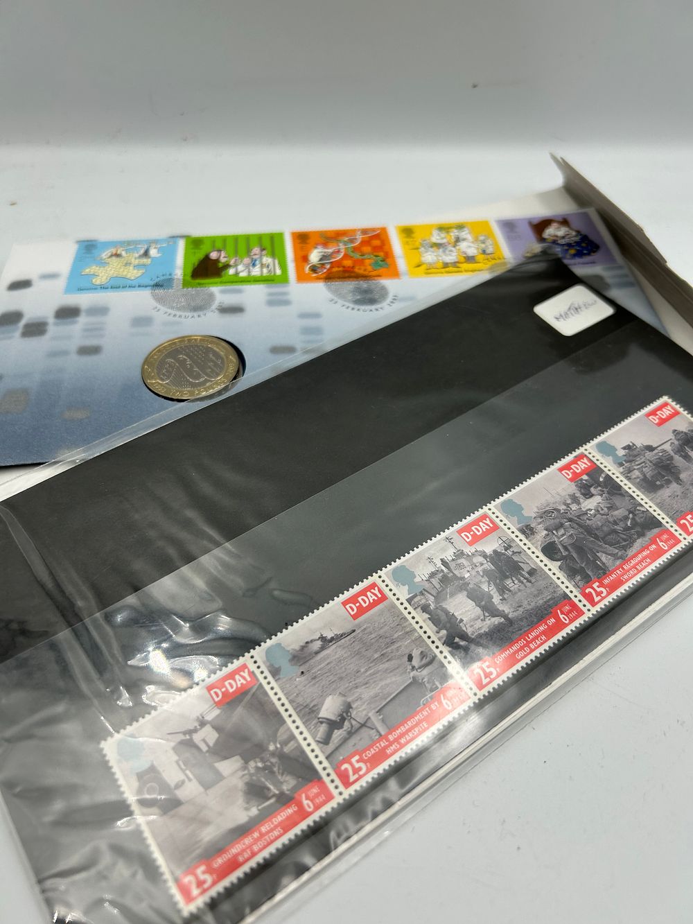 Lot 355: UK 1994 and 2003 Philatelic and Numismatic Collection, SG 1821-24 and 2341-45, Mint