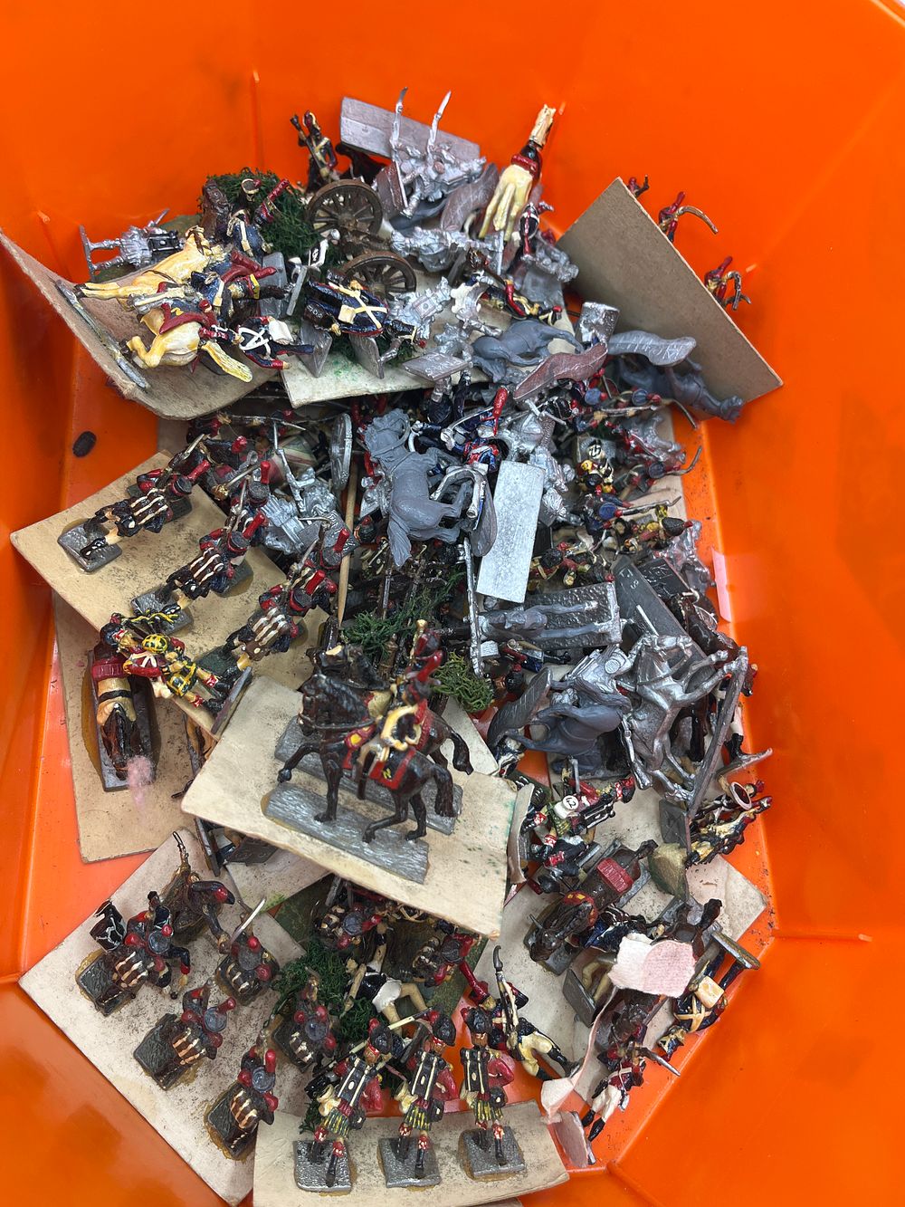 Lot 592: A Large Collection of Napoleonic Wargaming Miniatures and Metal Toy Soldiers