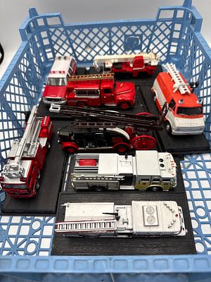 A Collection of Eight Del Prado Fire Engines of the World Die-Cast Models. A collection of eight 