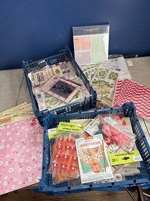 An Assortment of Craft and Scrapbooking Supplies including Stationery and Hobby Kits. A 