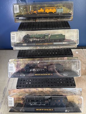 A Set of Four Amercom Great British Locomotives Static Display Models. A set of four static 