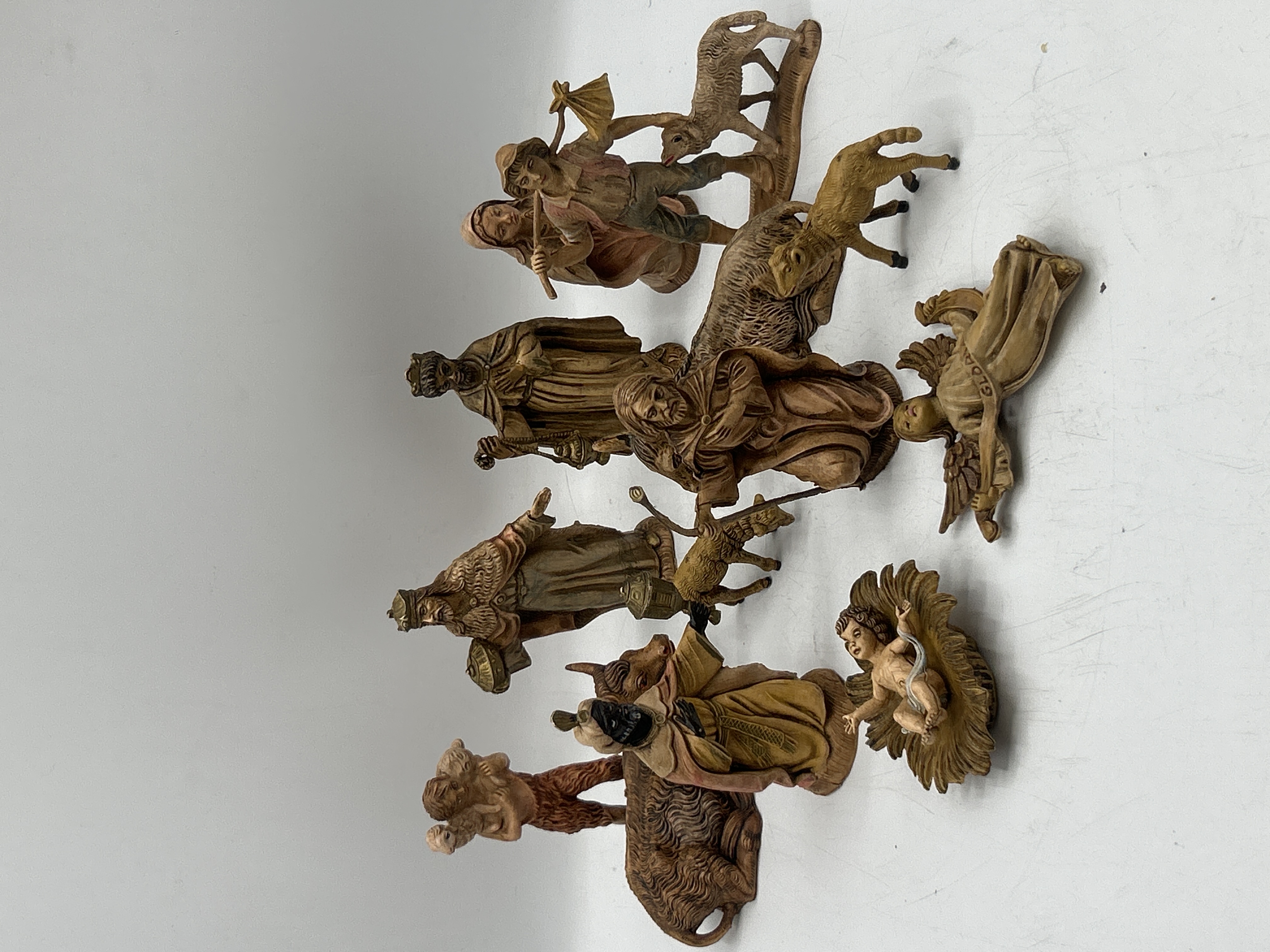 A Set of Fontanini Resin Nativity Figurines