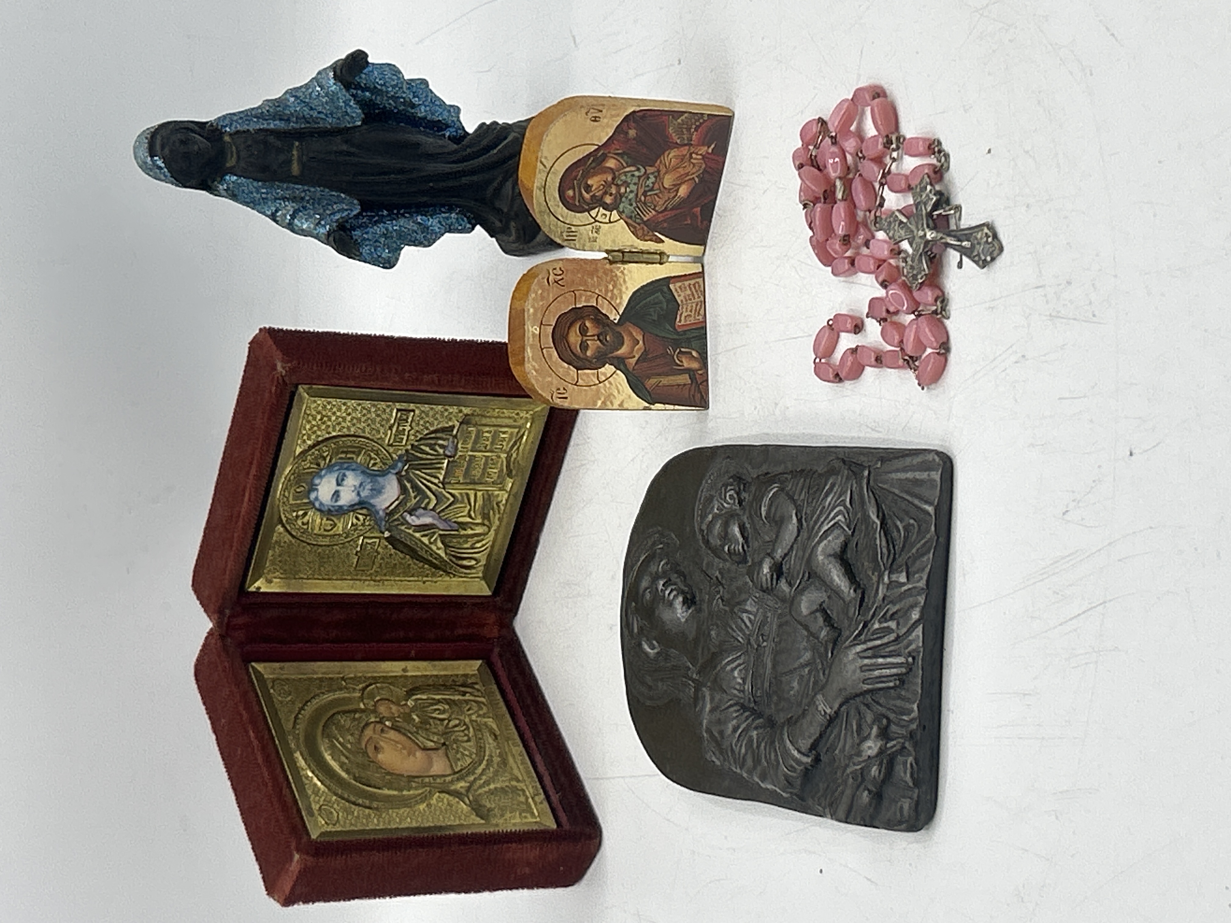 A Collection of Eastern Orthodox and Western Christian Devotional Objects