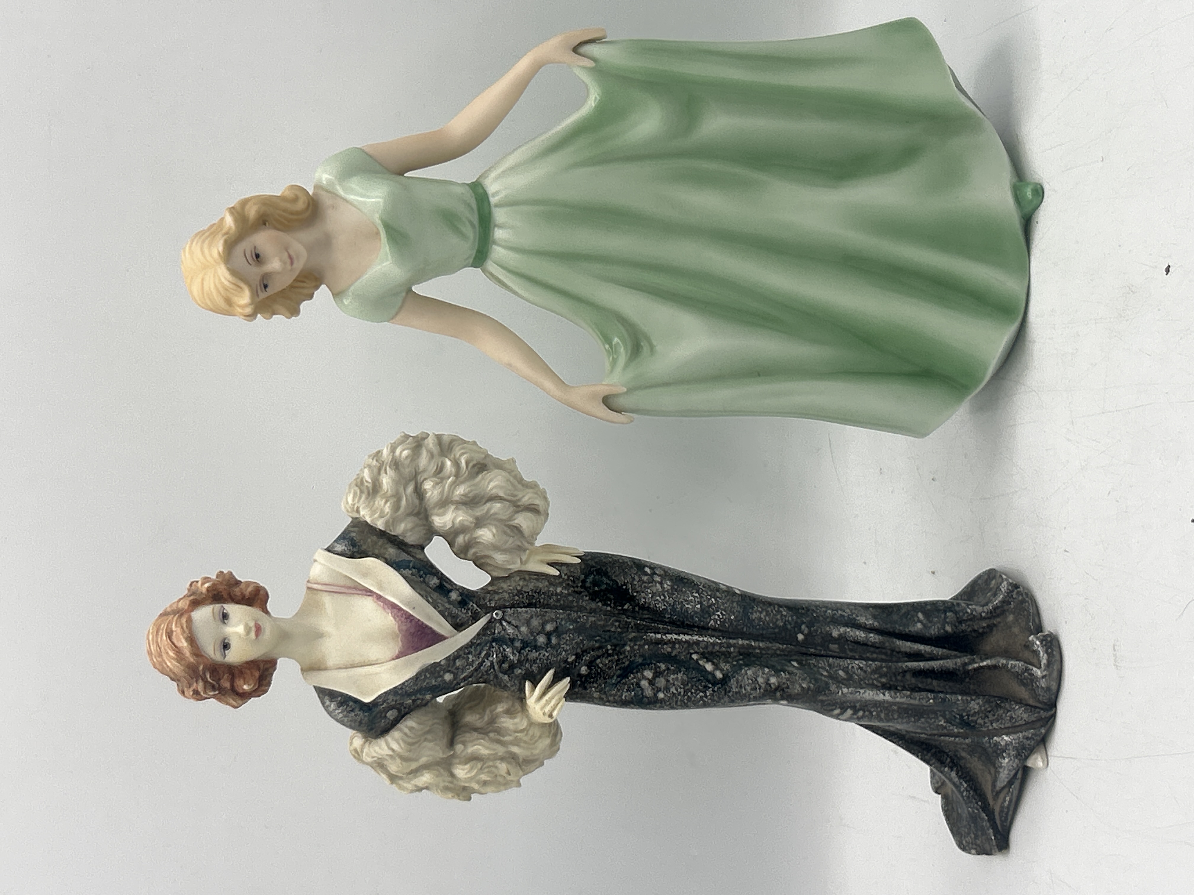 Two Ceramic Lady Figurines comprising The Lucerne Collection Heather and The Regal Collection Janice