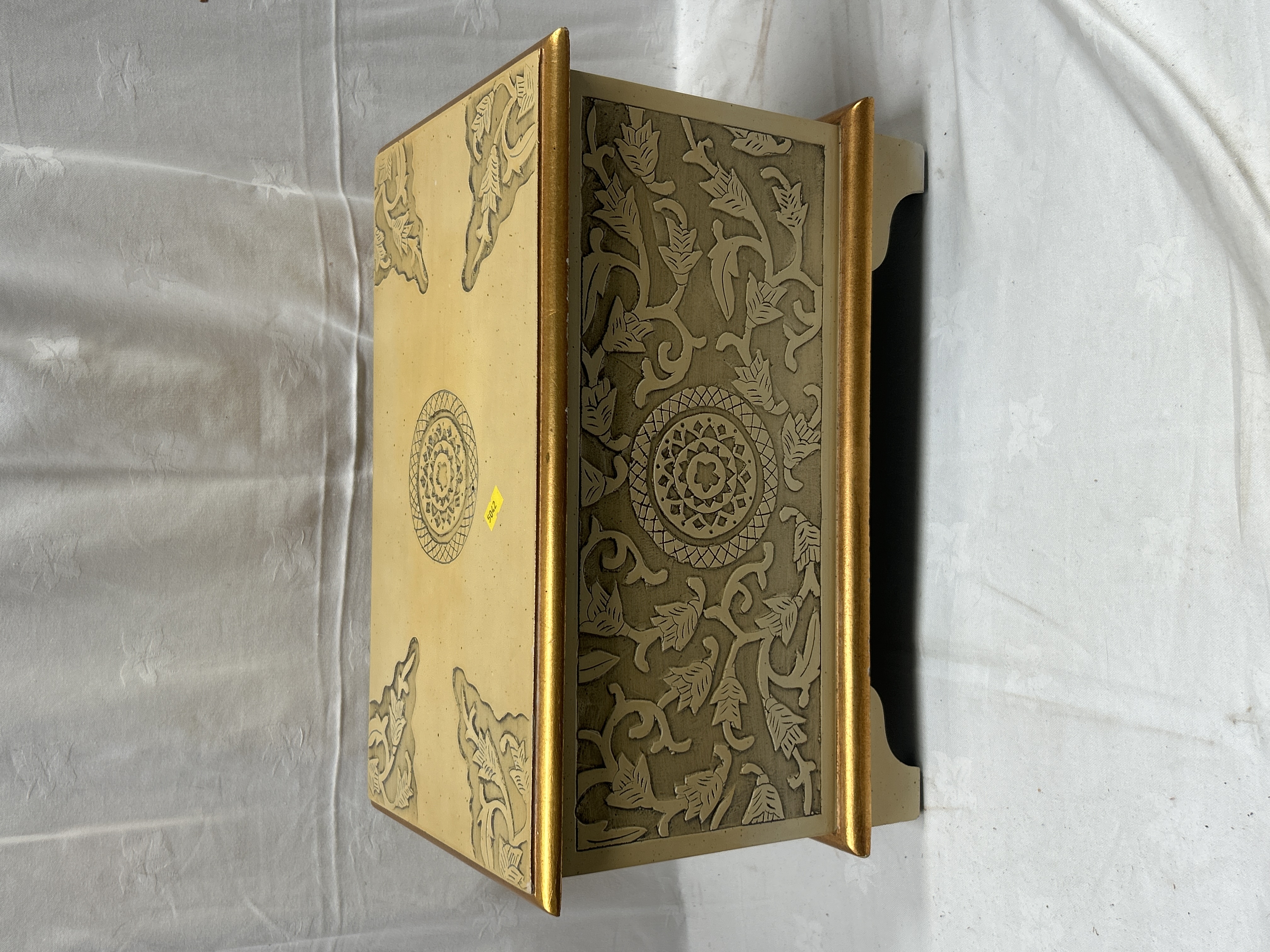 Decorative Relief-Moulded Tabletop Storage Box