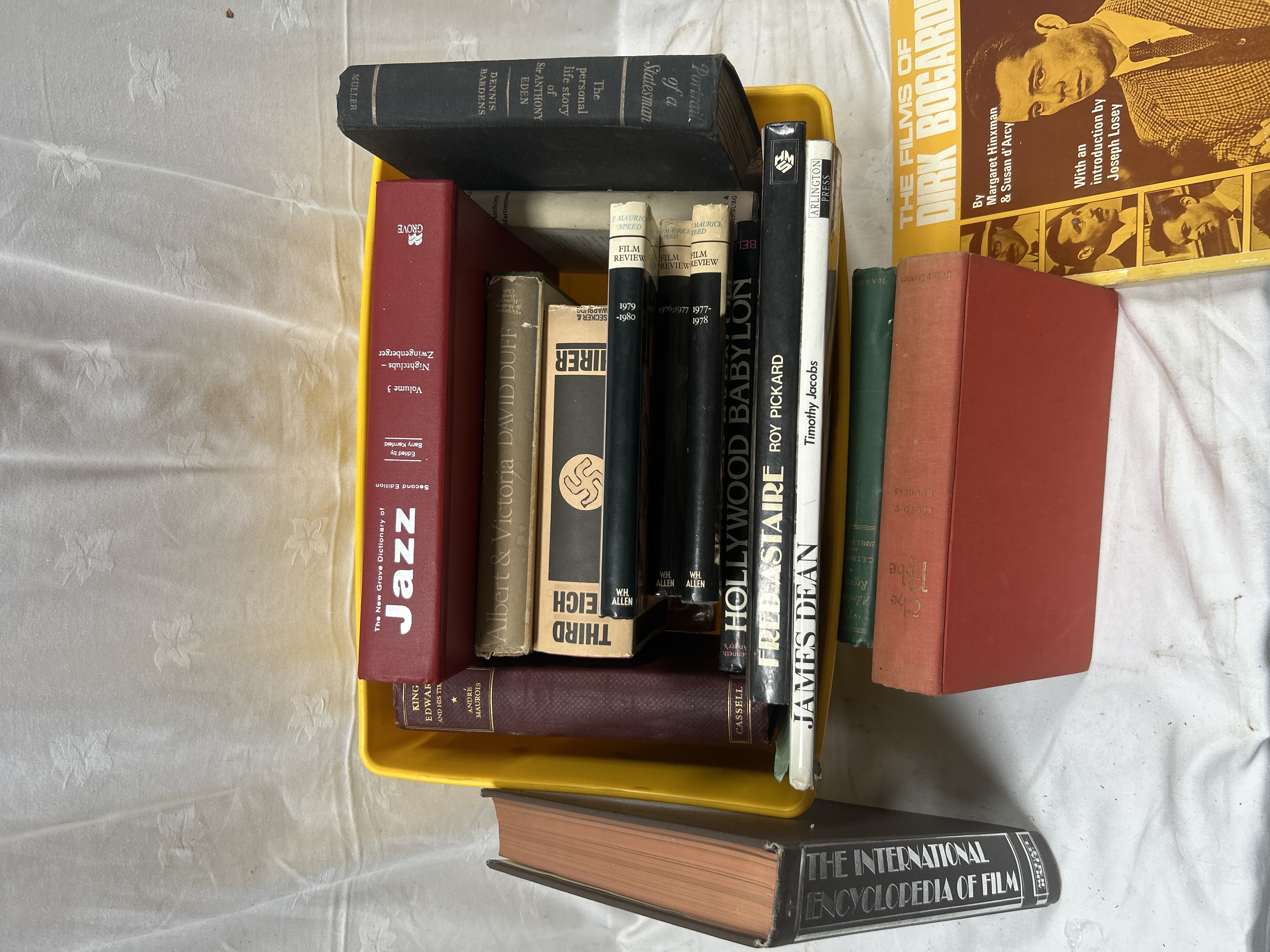 A Collection of Non-Fiction Books Focused on World War II History, Cinema and Music