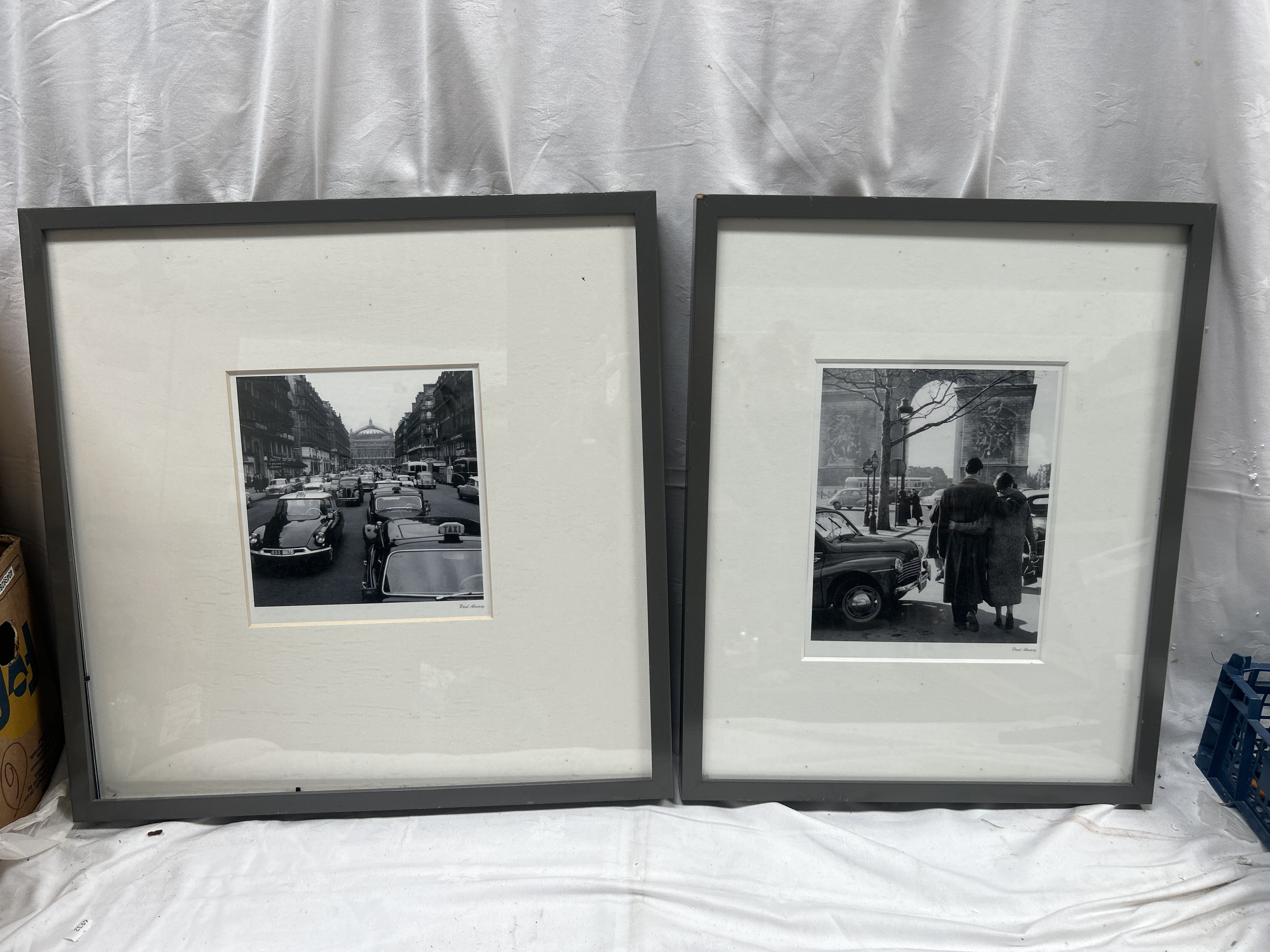 Paul Almasy, A Pair of Signed Gelatin Prints of Paris Street Scenes