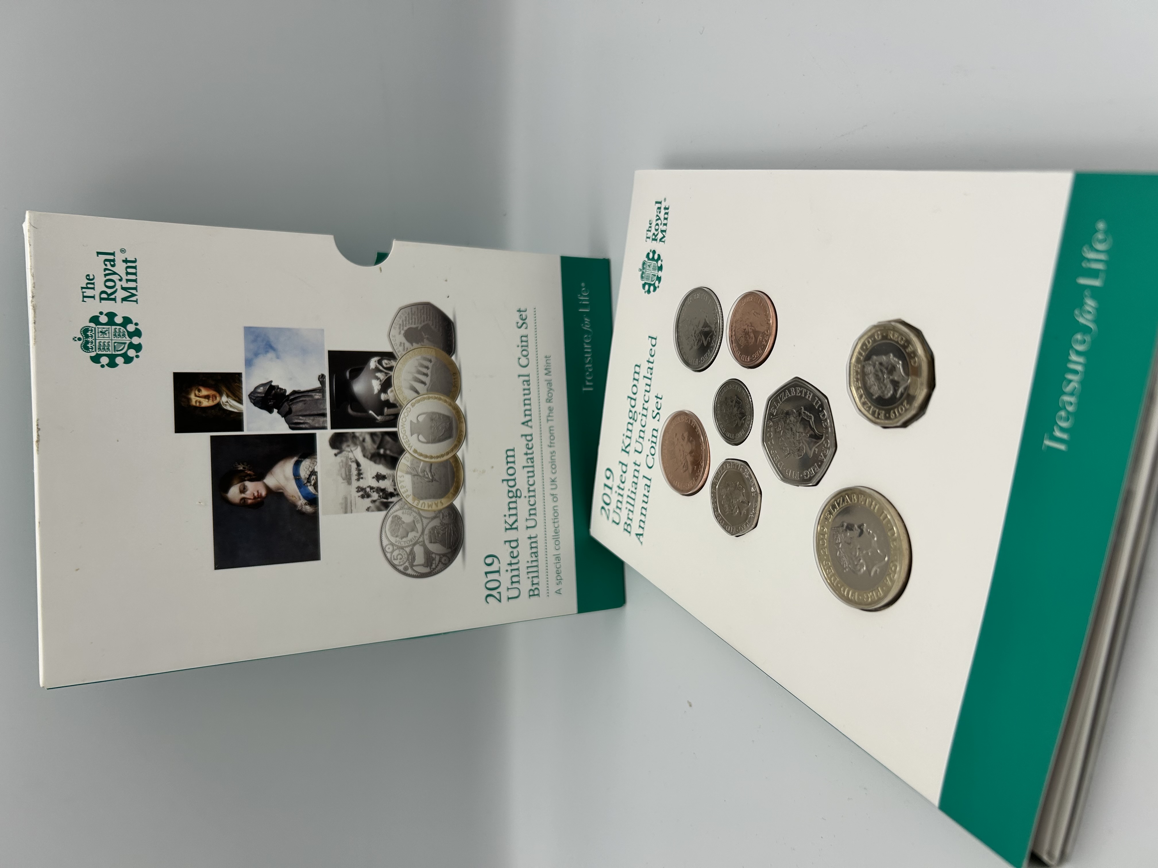 A 2019 UK Royal Mint Brilliant Uncirculated Annual Coin Set