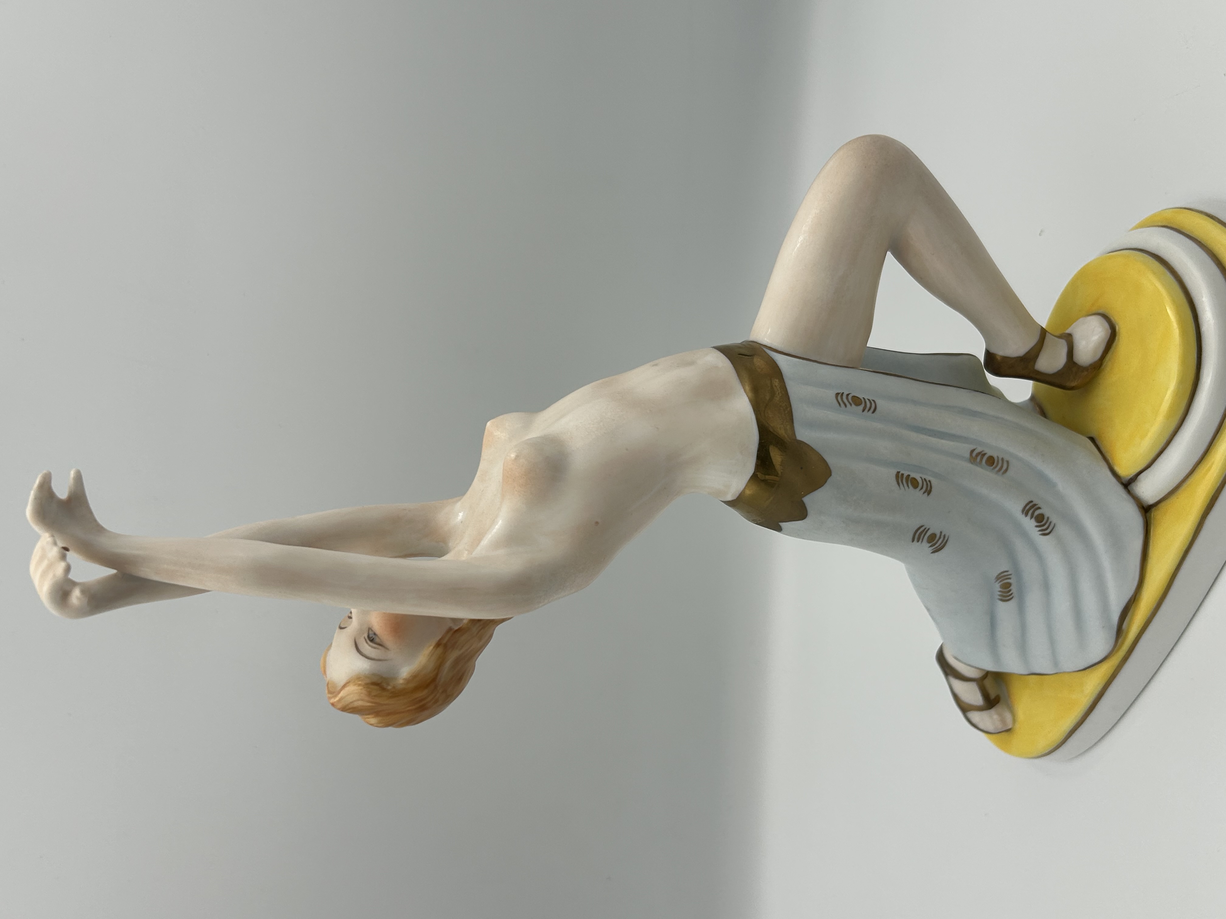 Fabulous Wien Deco Porcelain Dancer Figurine