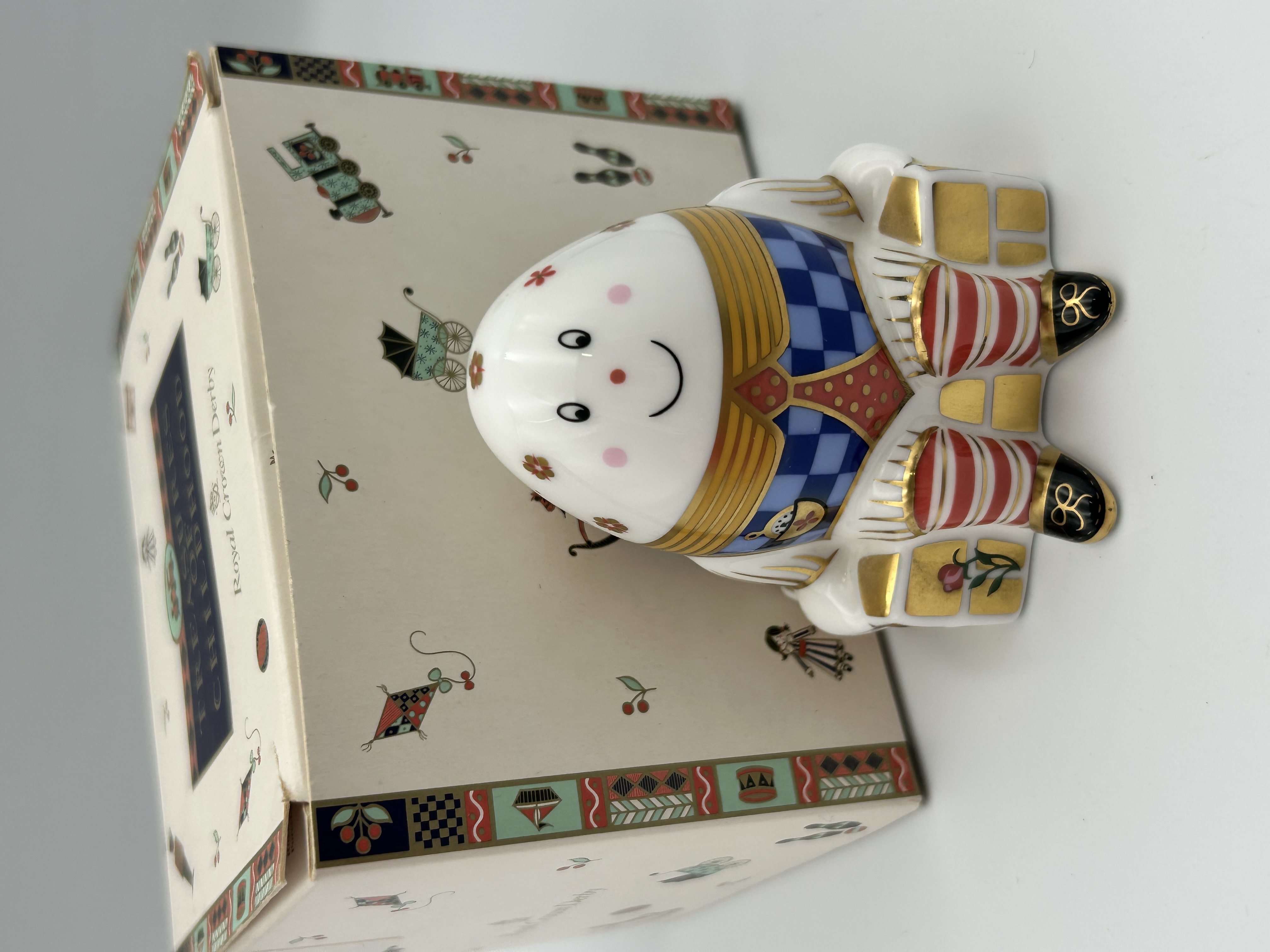 Royal Crown Derby Treasures of Childhood Humpty Dumpty Porcelain Figurine