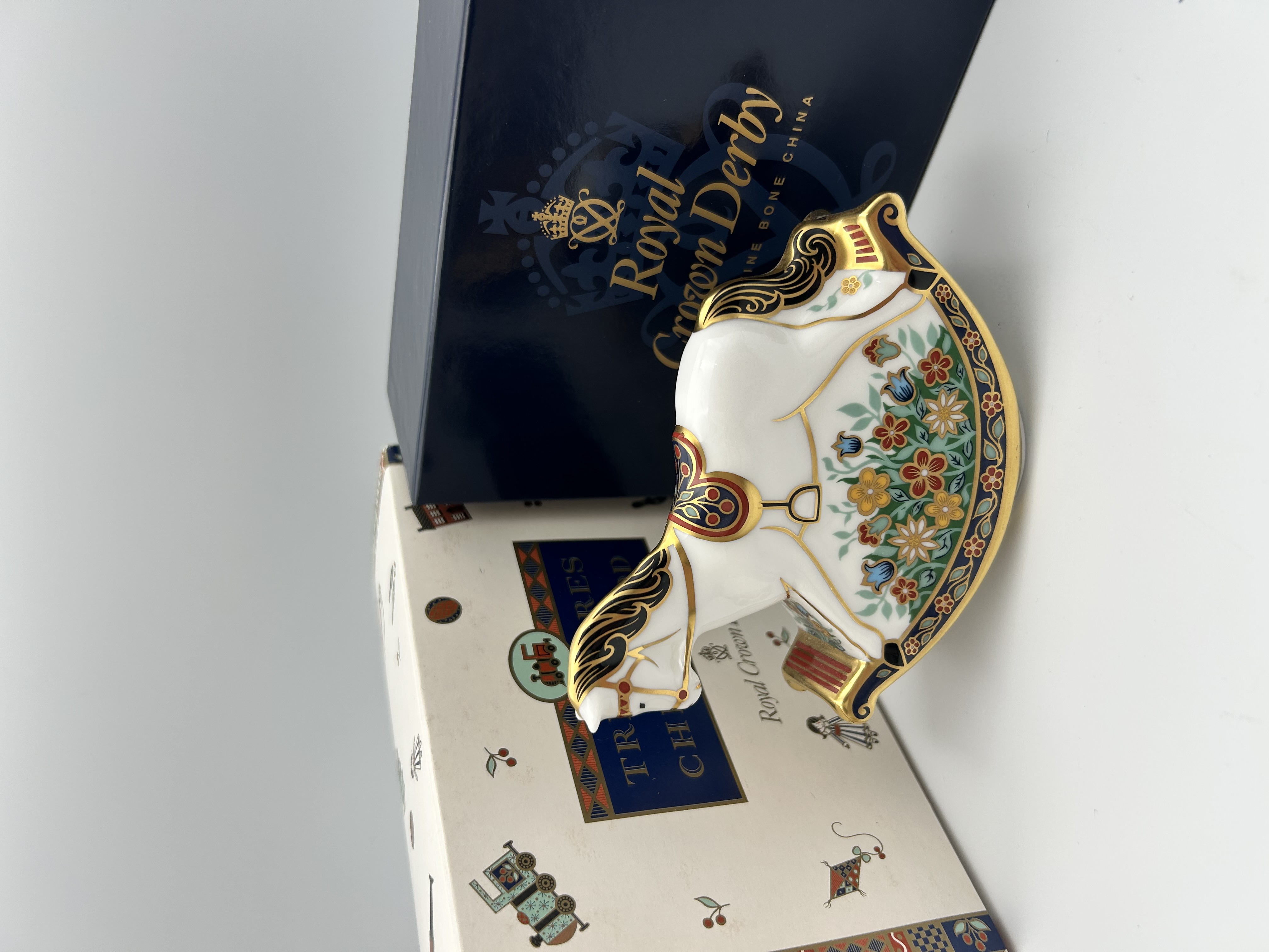 Royal Crown Derby Treasures of Childhood Rocking Horse Figurine