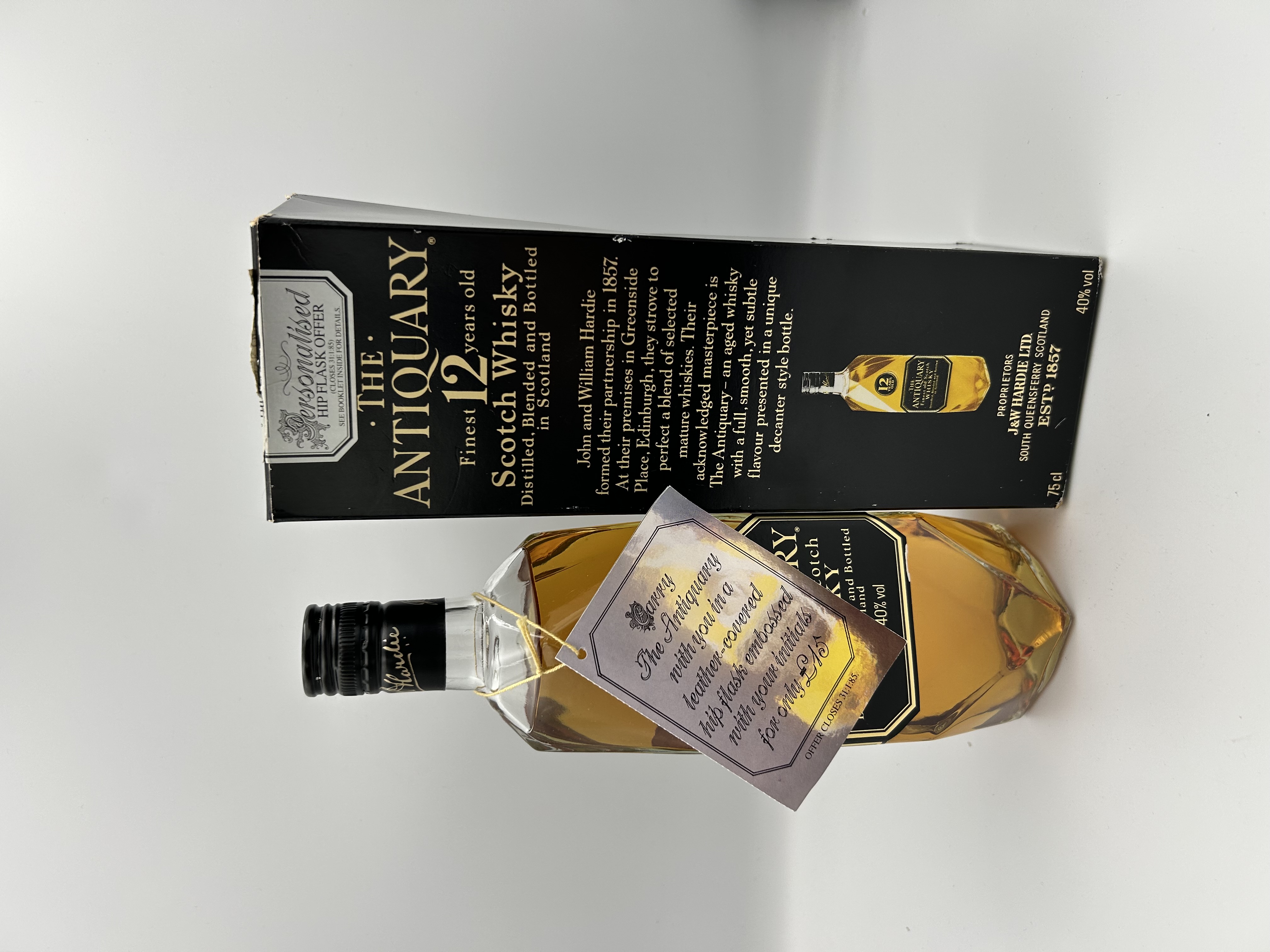 The Antiquary 12 Year Old Blended Scotch Whisky 75cl Mid-1980s Bottling