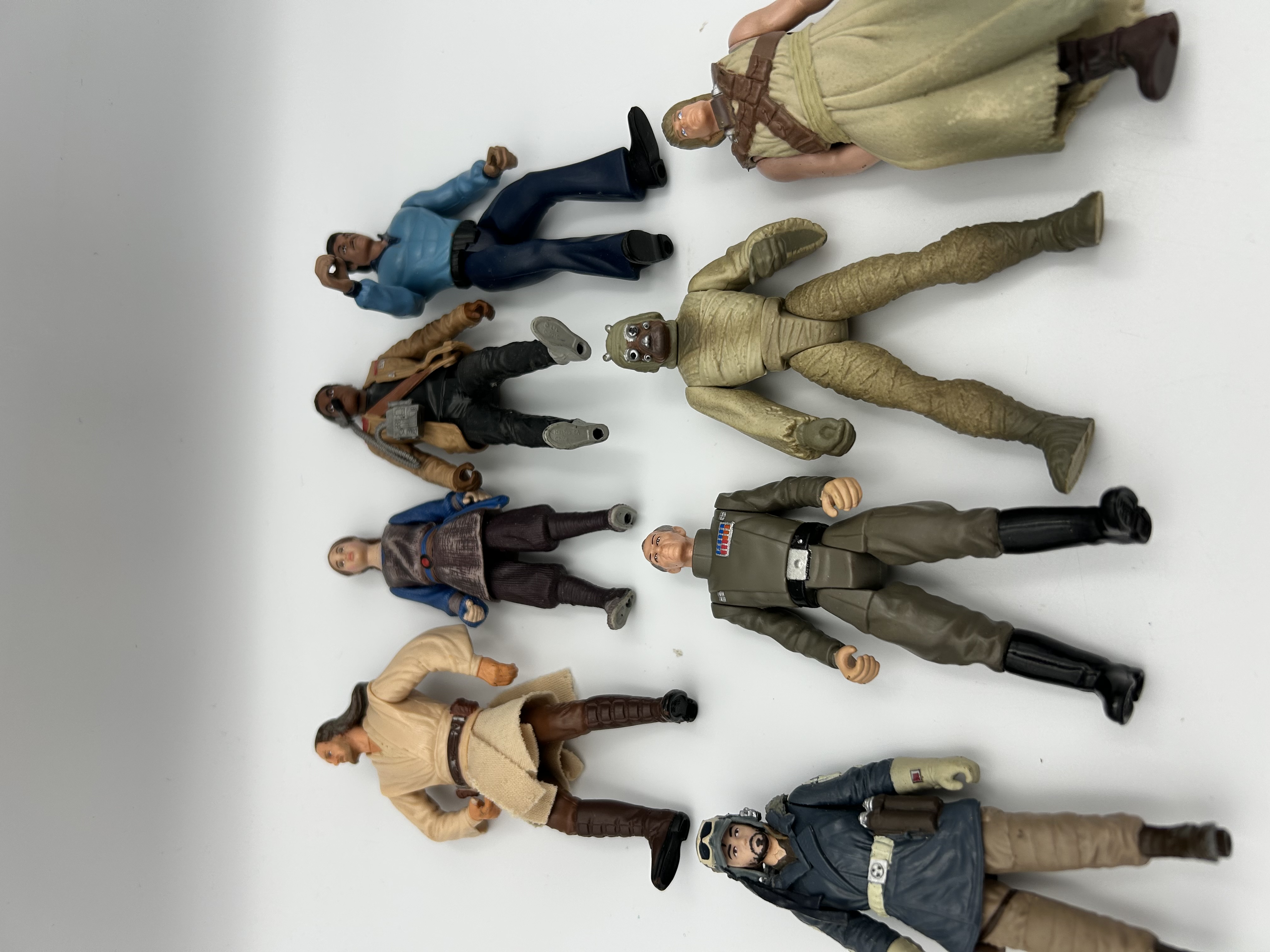 A Collection of Star Wars Action Figures by Hasbro and Kenner
