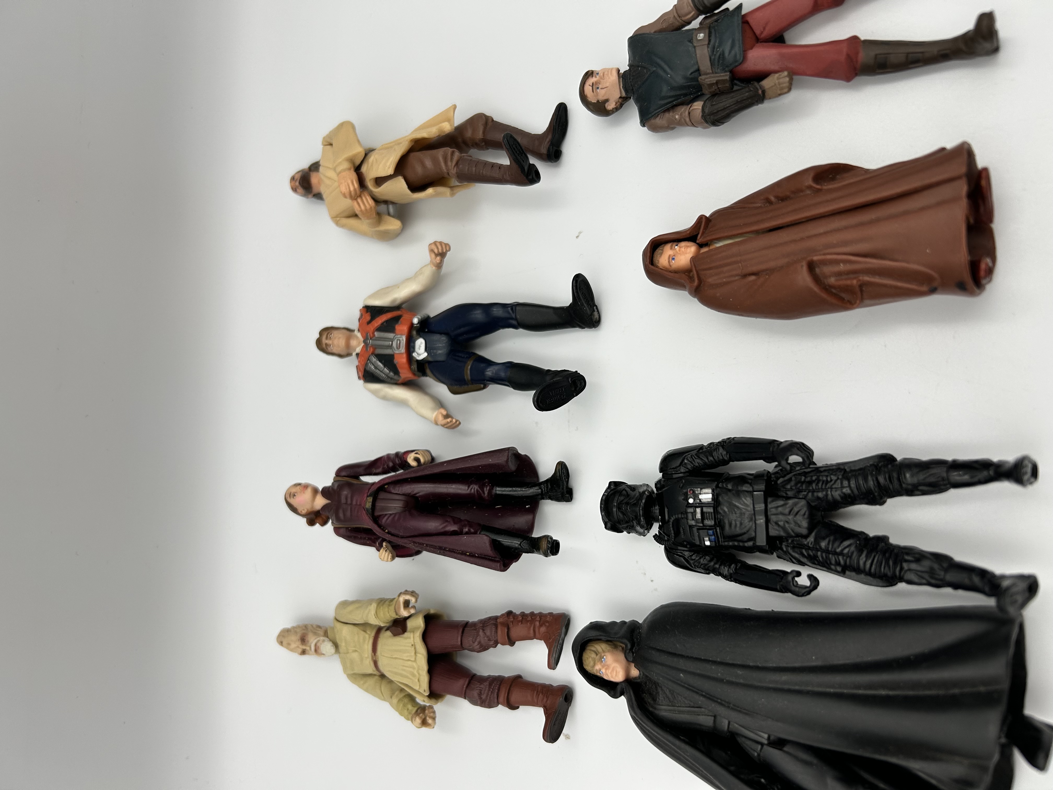 A Collection of Eight Hasbro Star Wars Action Figures