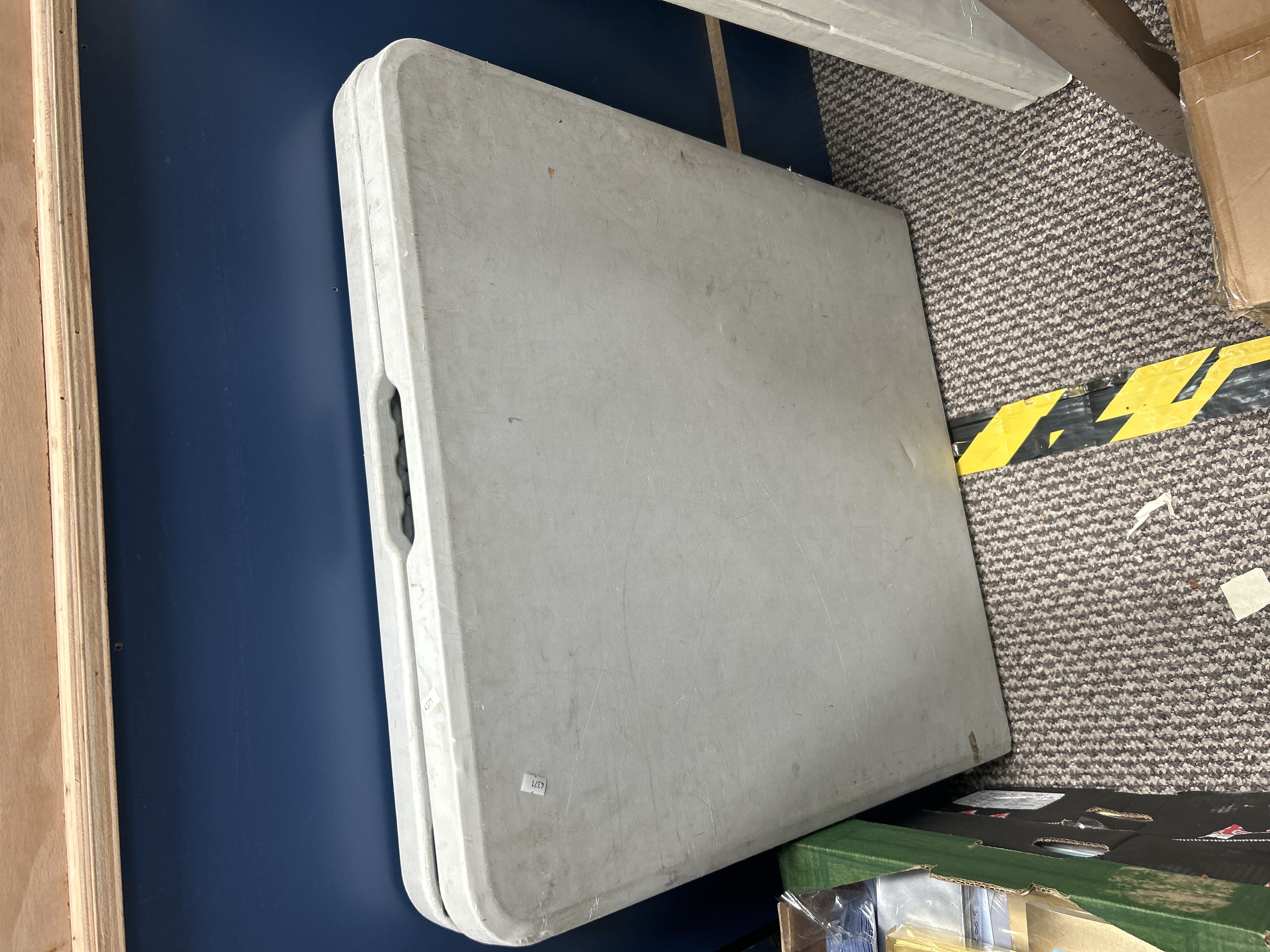 A Contemporary Fold-in-Half Utility Table