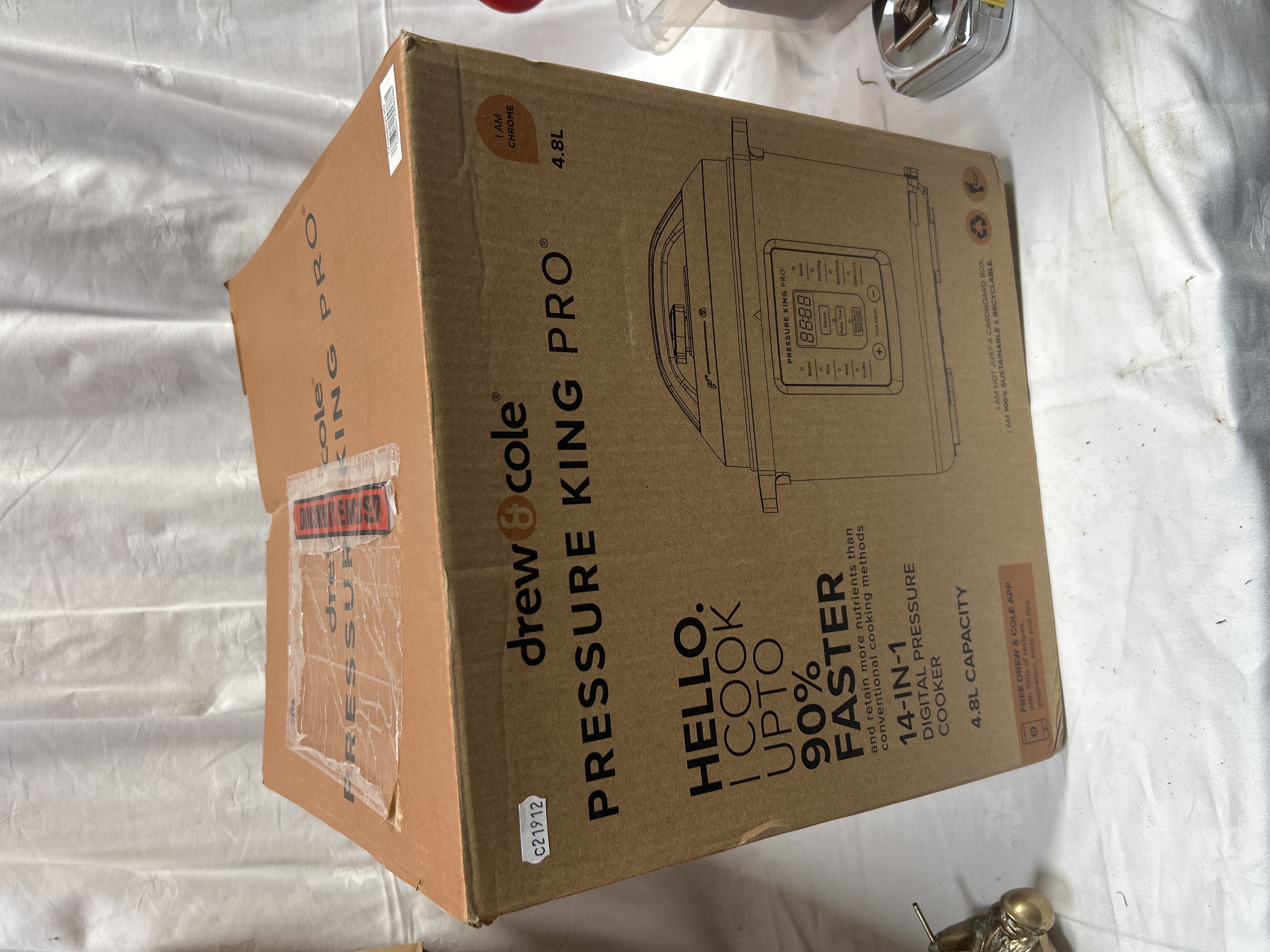 Brand New Drew & Cole Pressure King Pro 14-in-1 Digital Pressure Cooker 4.8L