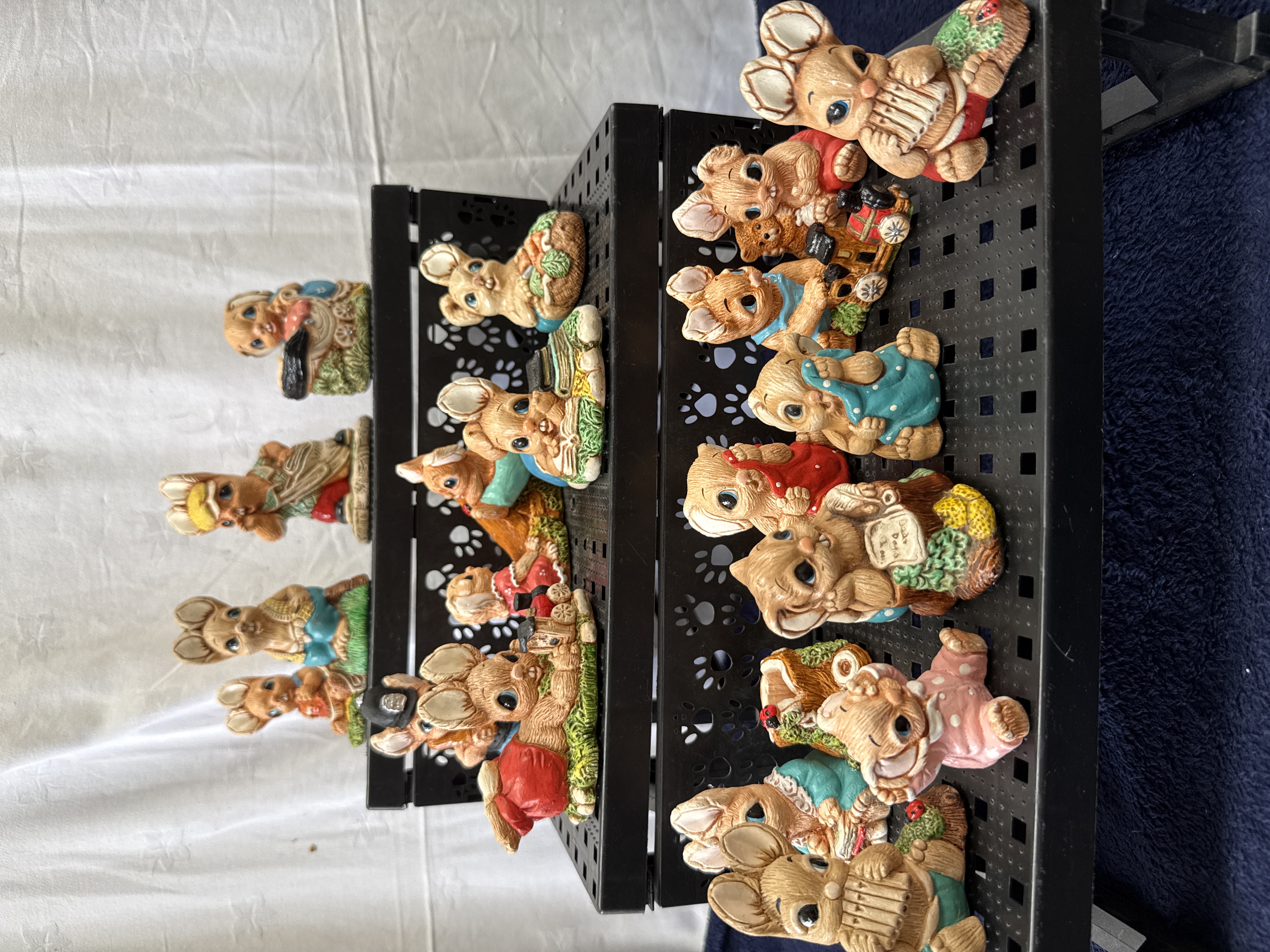 A Collection of 18 Anthropomorphic Animal Figurines
