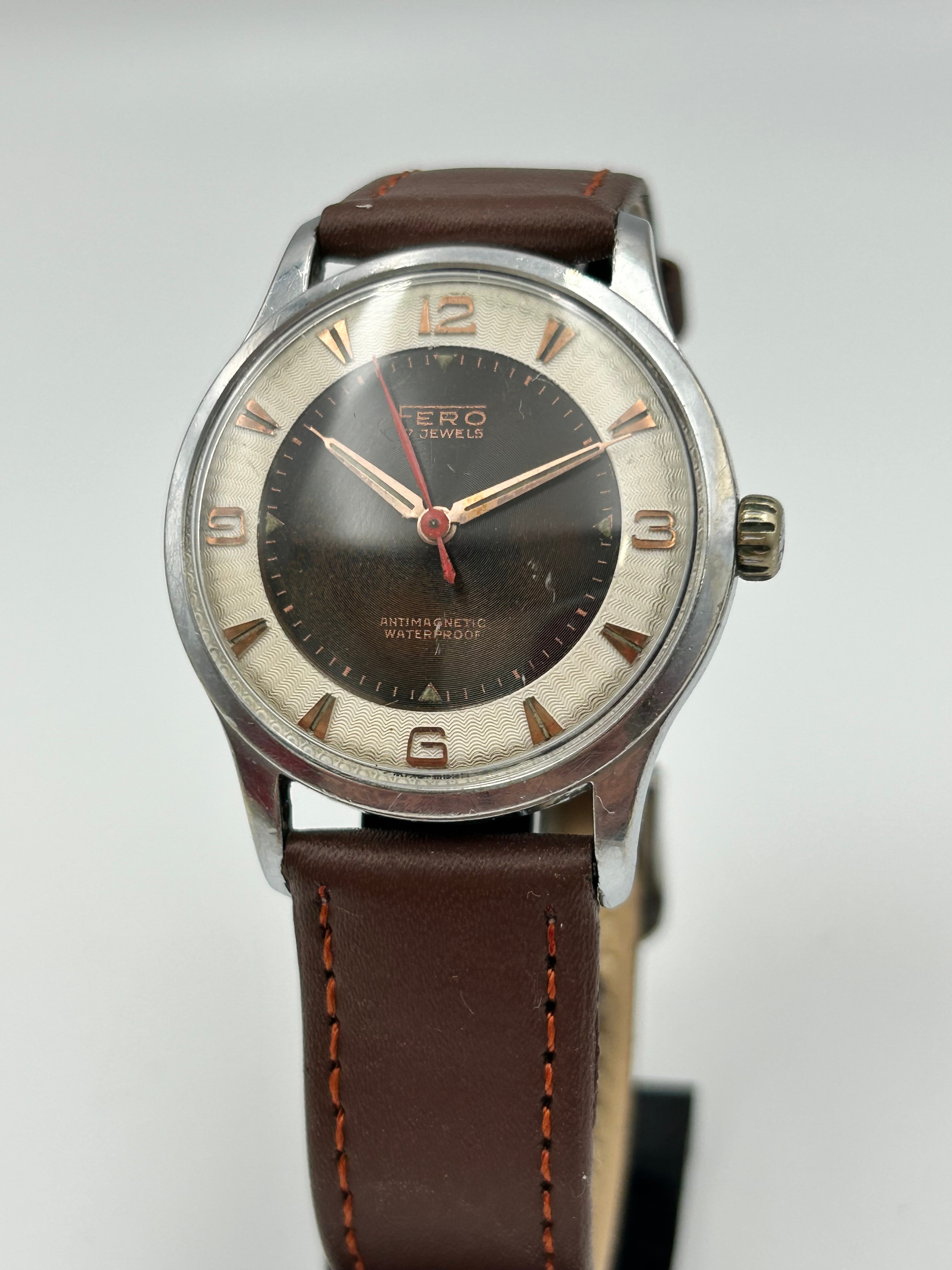 Fero White Metal? Manual Wind Wristwatch 5199 , Running When Listed