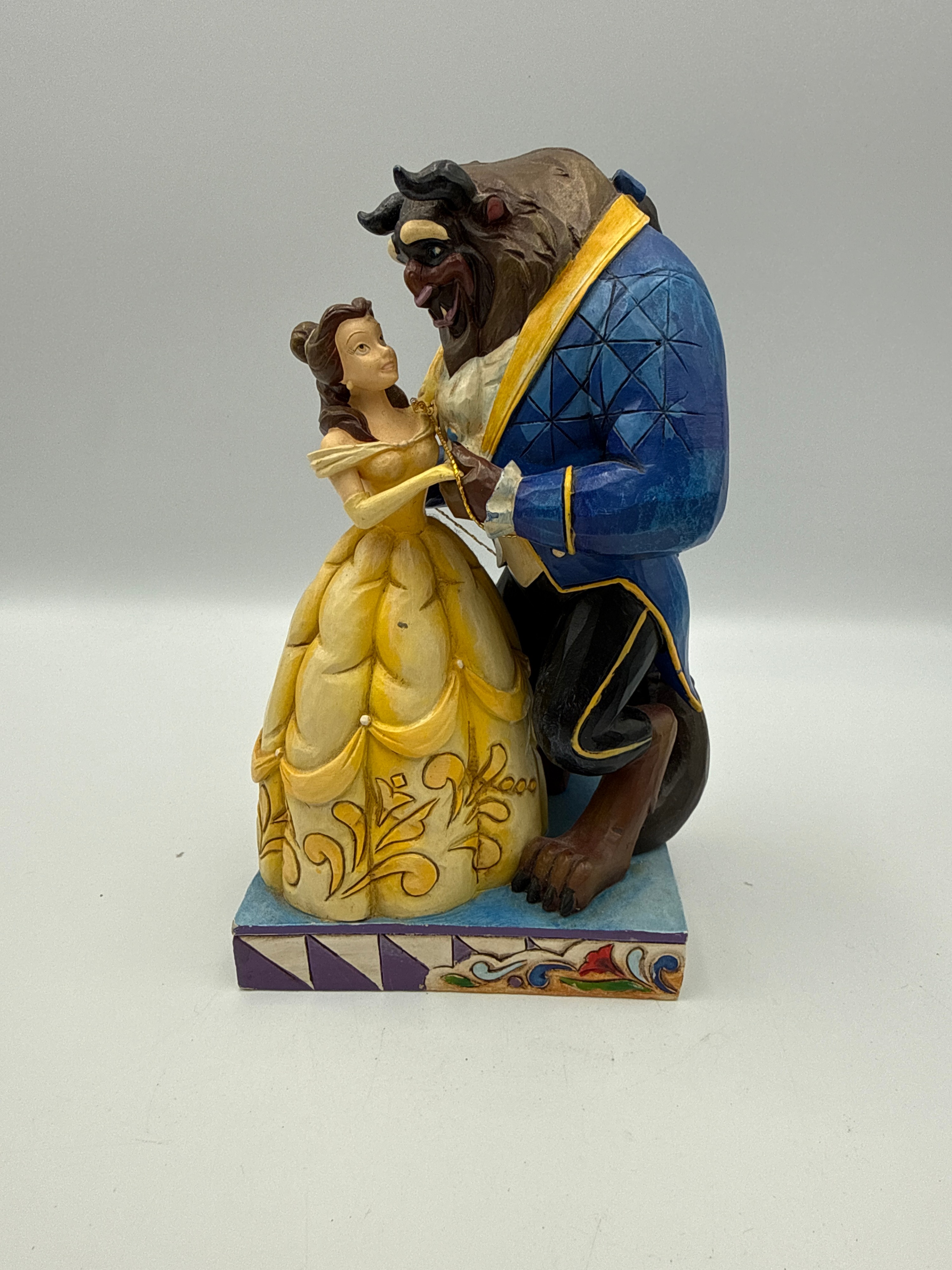 Disney Traditions Resin? Belle and the Beast Figurine by Jim Shore for Enesco, 4015339