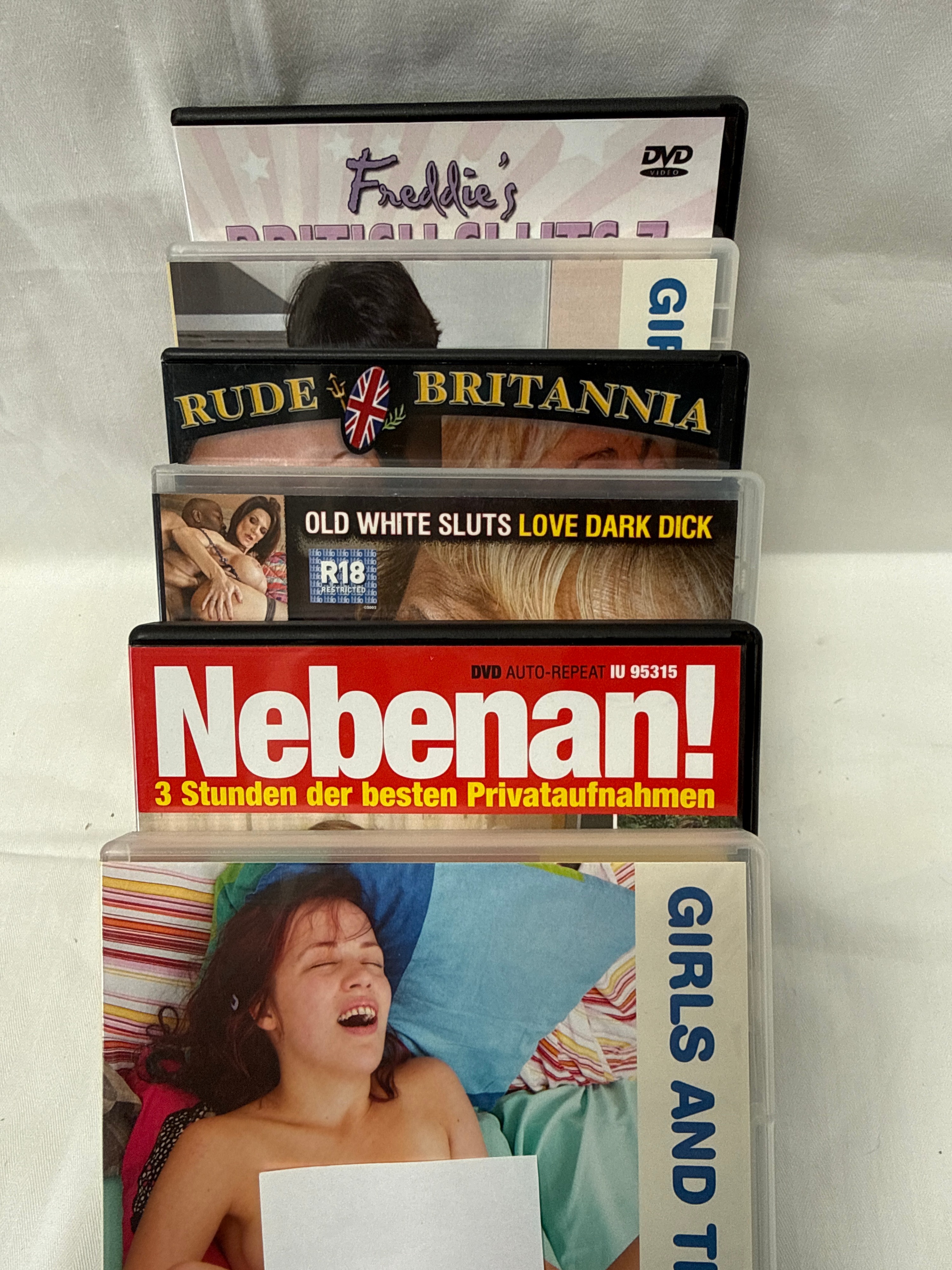DVD Era Plastic Cased Adult Interest DVDs, Collection of Six