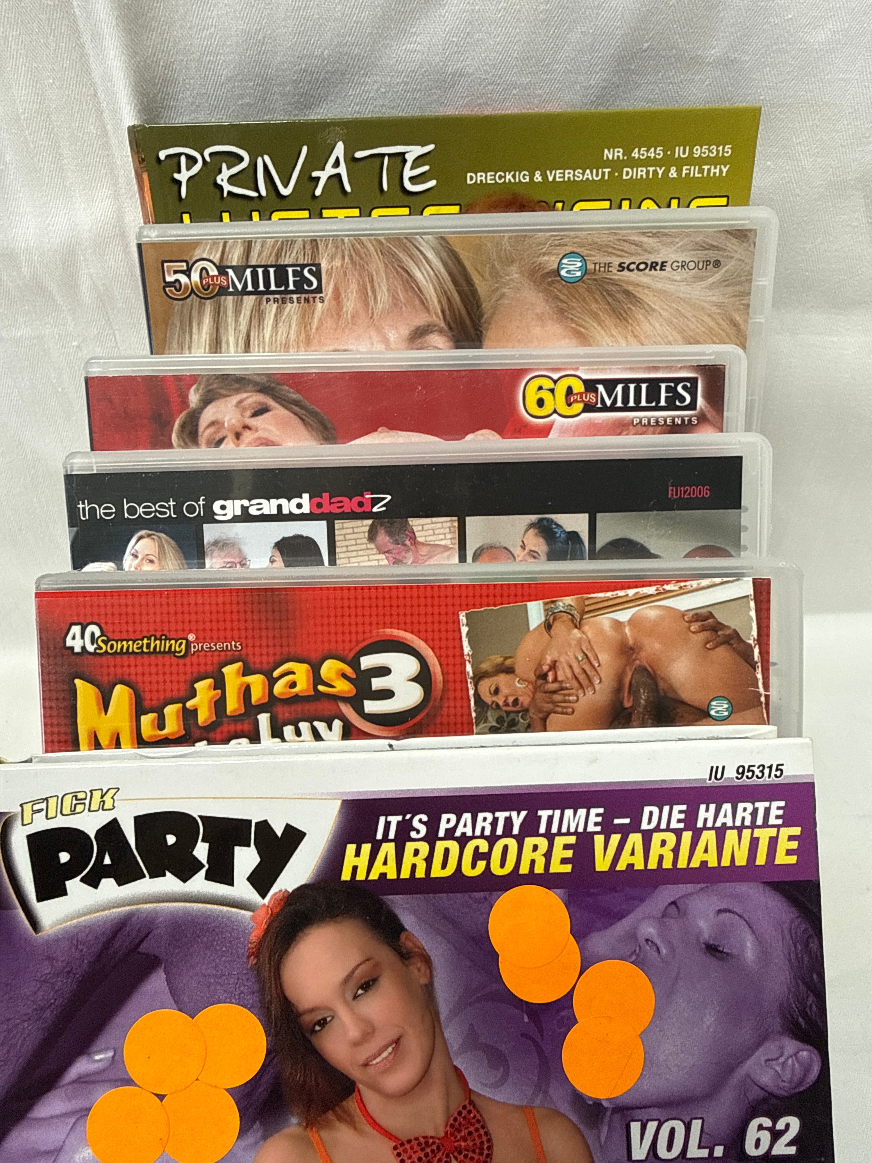 A Collection of Six Adult Interest DVDs Including The Score Group and Private Titles
