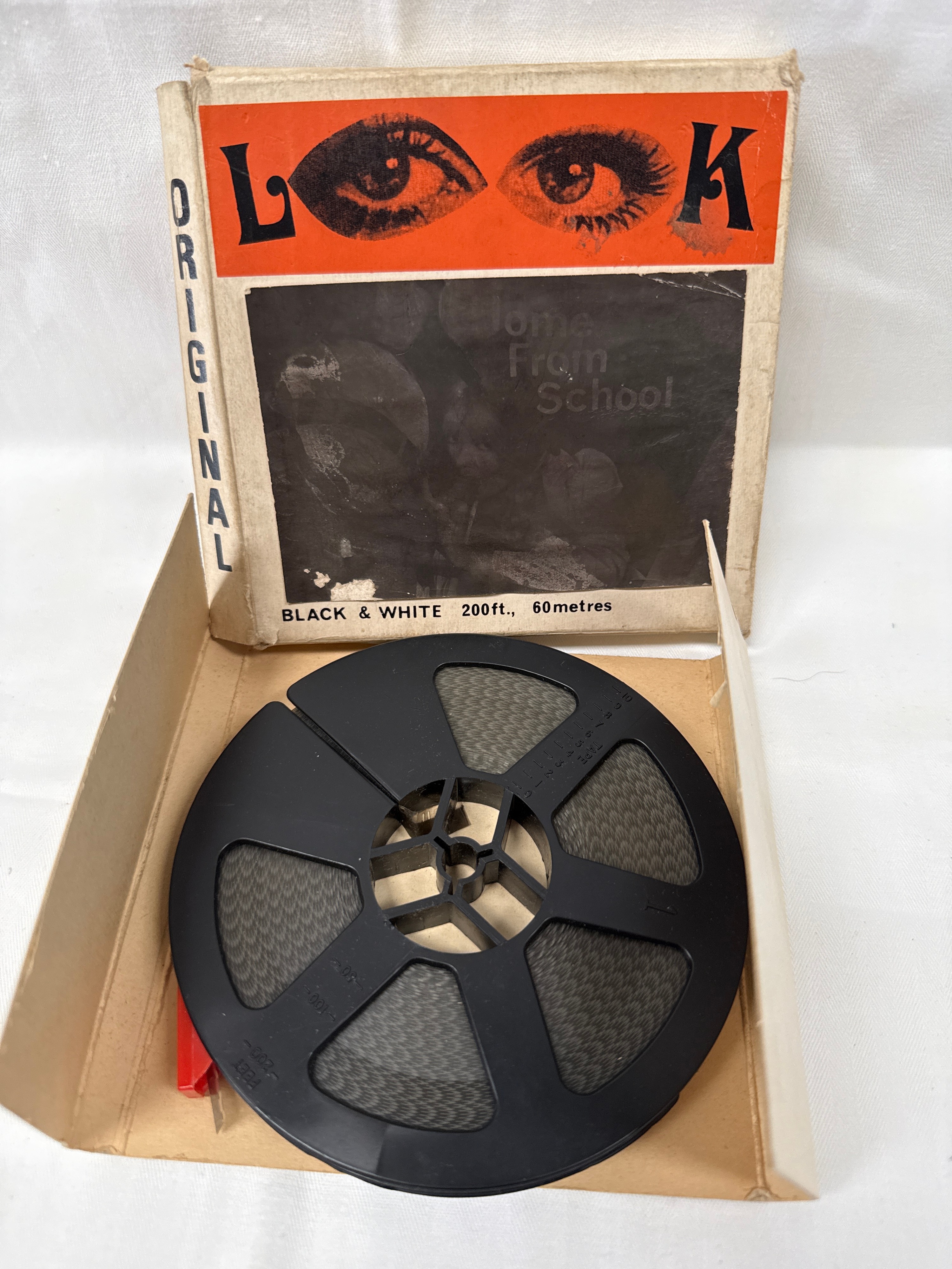 LOOK ORIGINAL? Home From School Black and White Adult Movie Film Reel