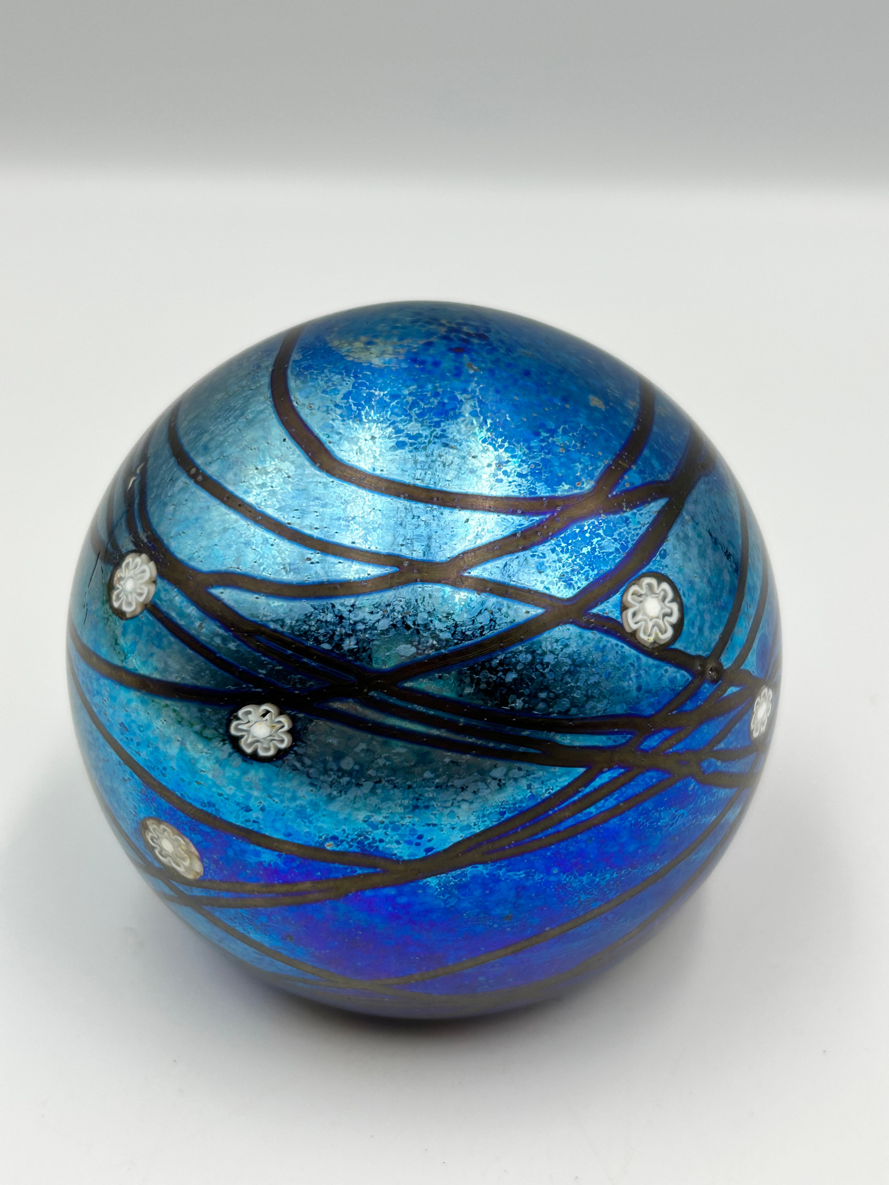 Staffan Lessing? Iridescent Glass Paperweight, 2006