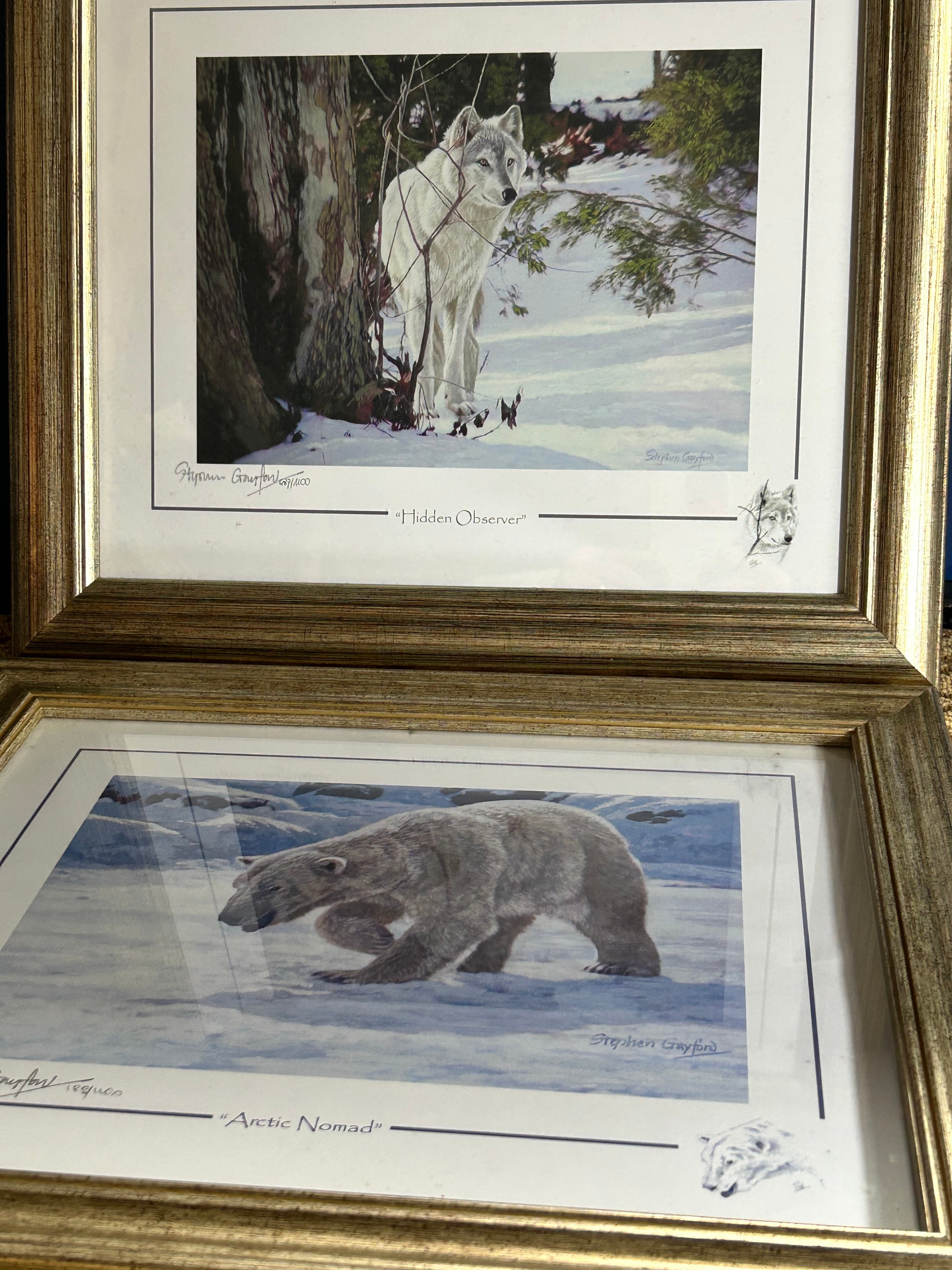 A Collection of Stephen Gayford Limited Edition Wildlife Offset Lithograph Prints