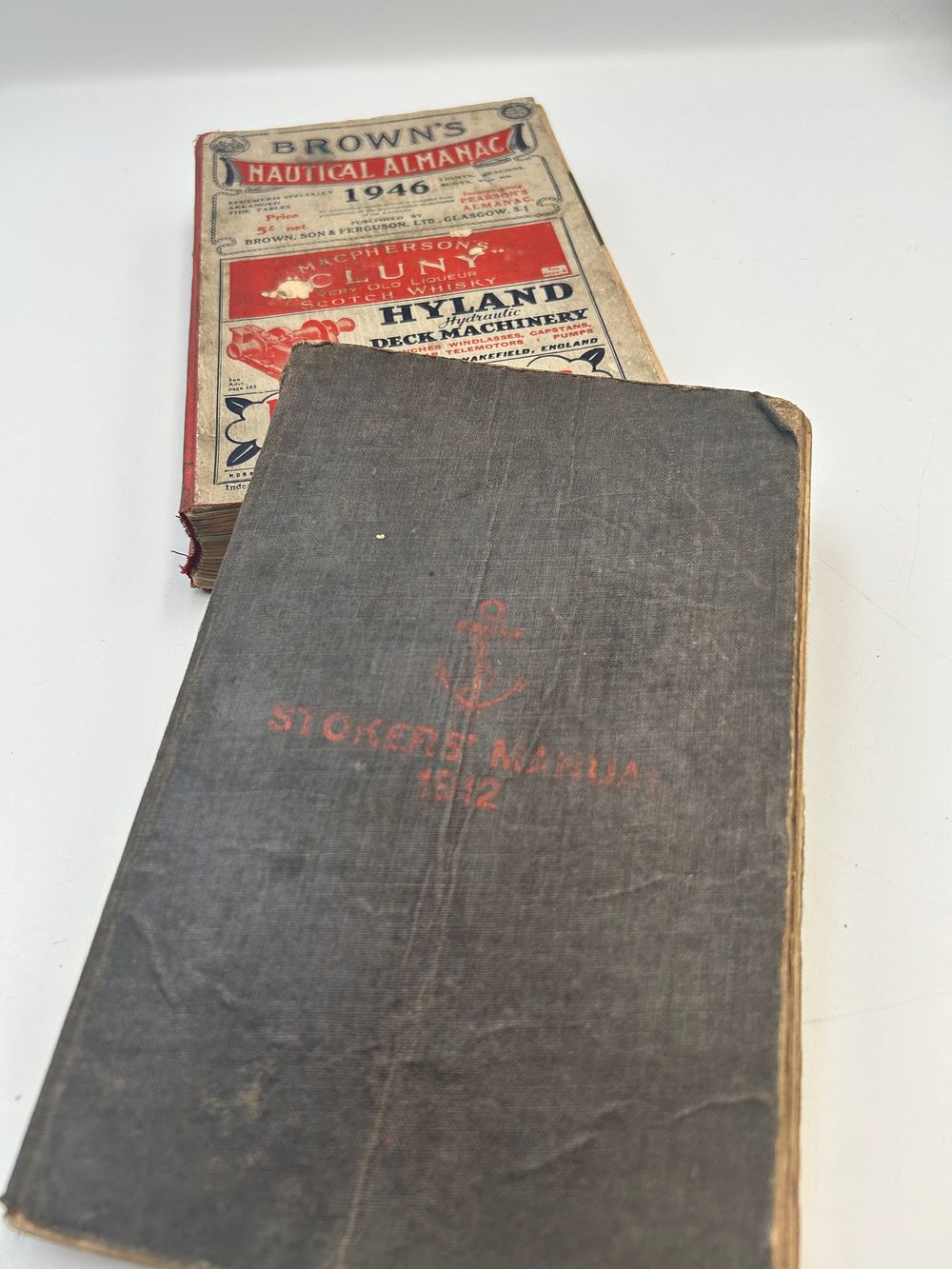 Lot 483: Early 20th Century Maritime Reference Books including Stokers' Manual 1912